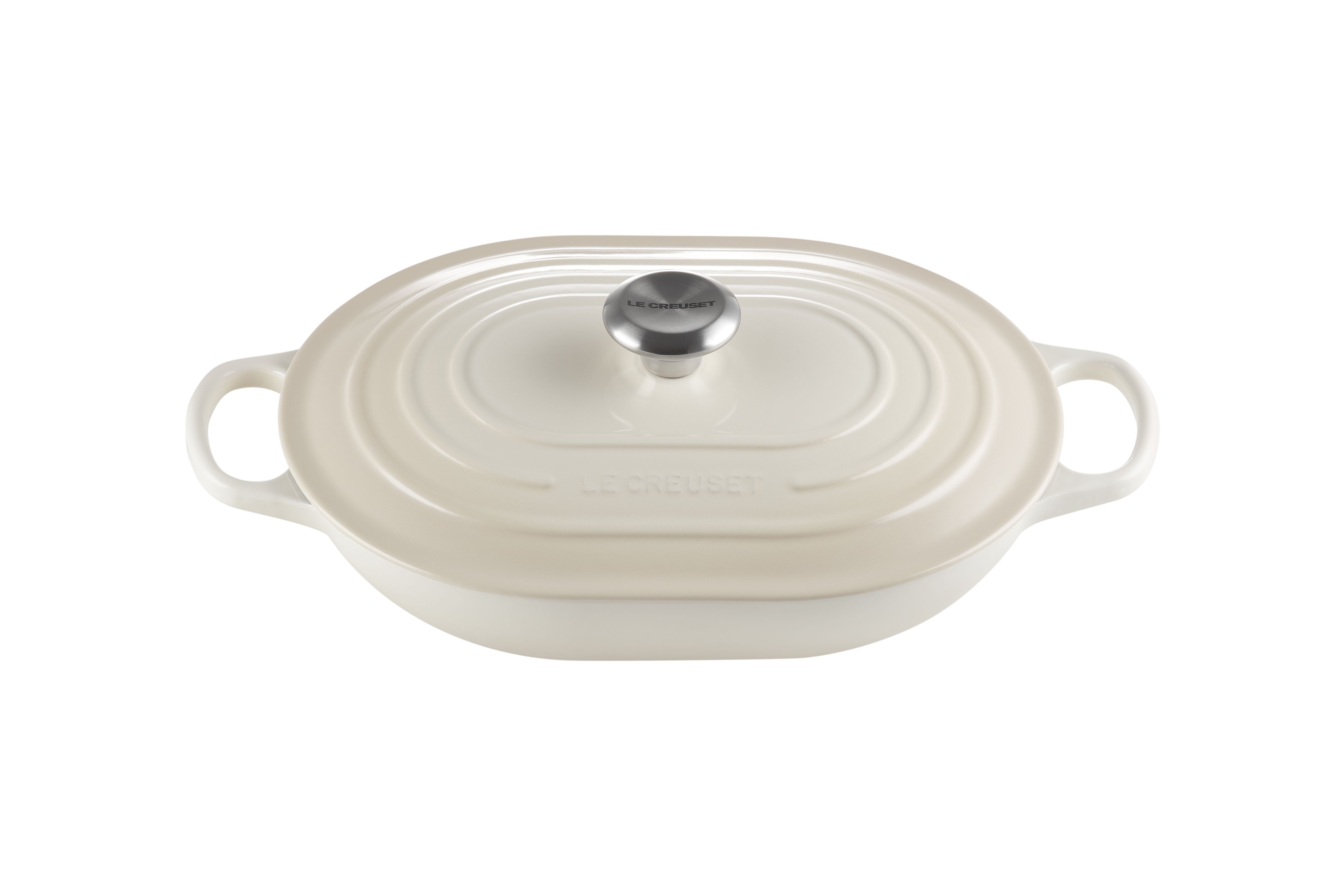 Le Creuset Oblong Signature 31 cm Meringue