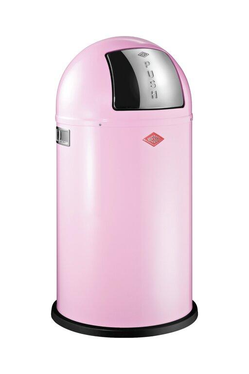 WESCO Mülleimer "Pushboy" 50 l pink
