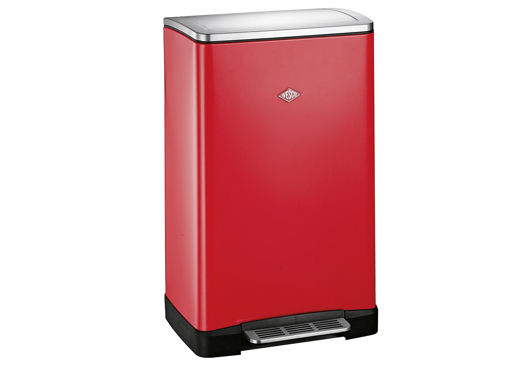 WESCO Tret-Abfallsammler "Big Double Boy" 36000 ml rot