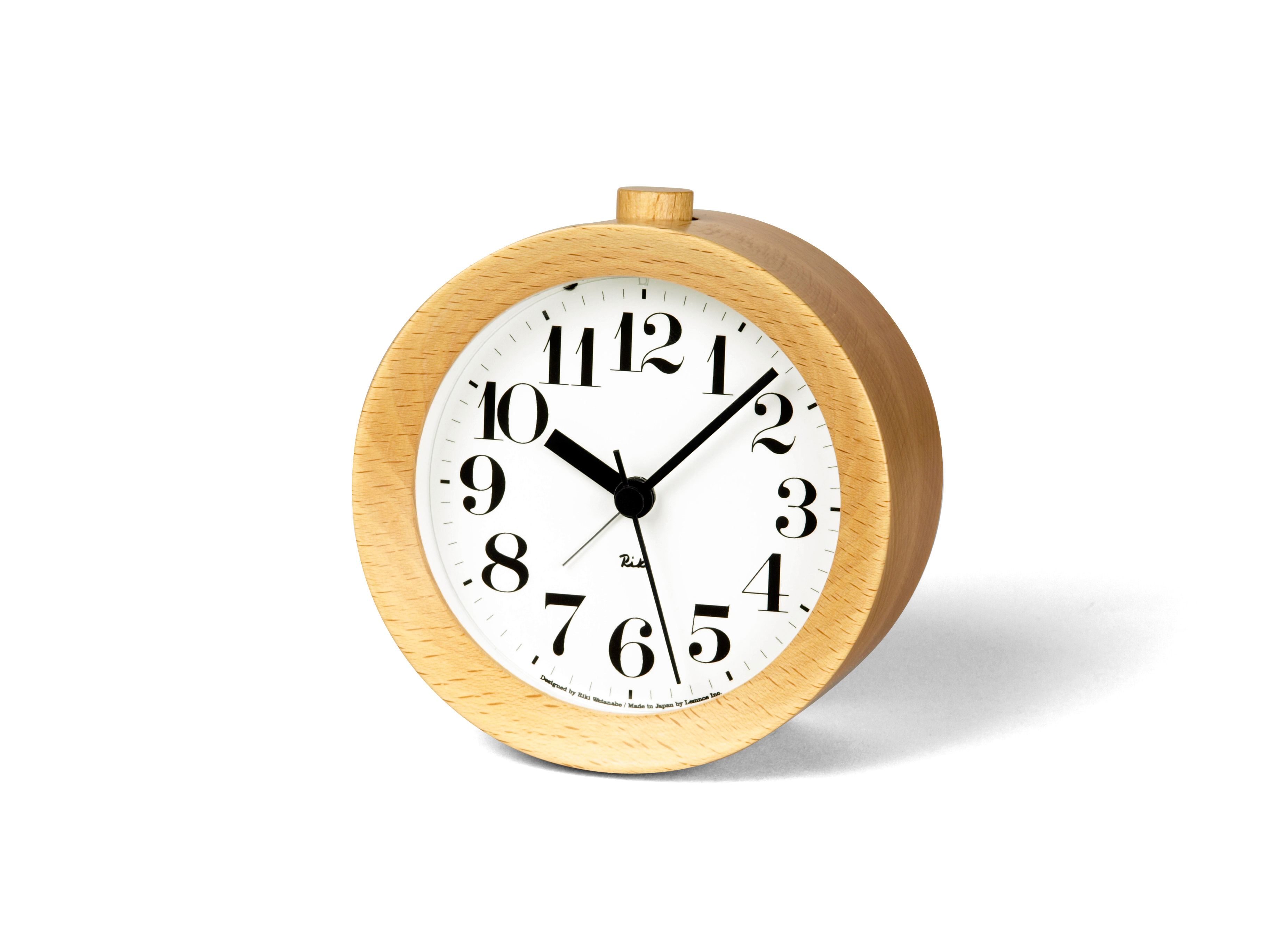 Lemnos Wecker RIKI Alarm Clock / natural