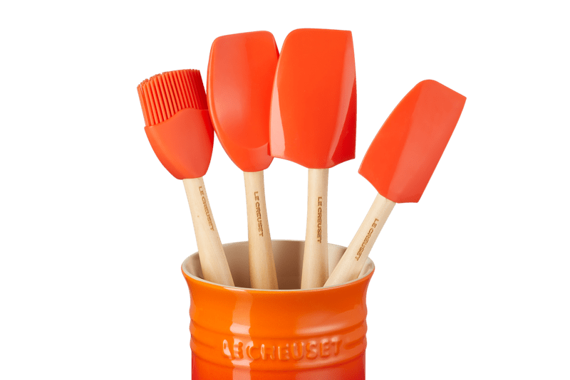 Le Creuset Kochkellen-Set 5Tlg. Craft Ofenrot