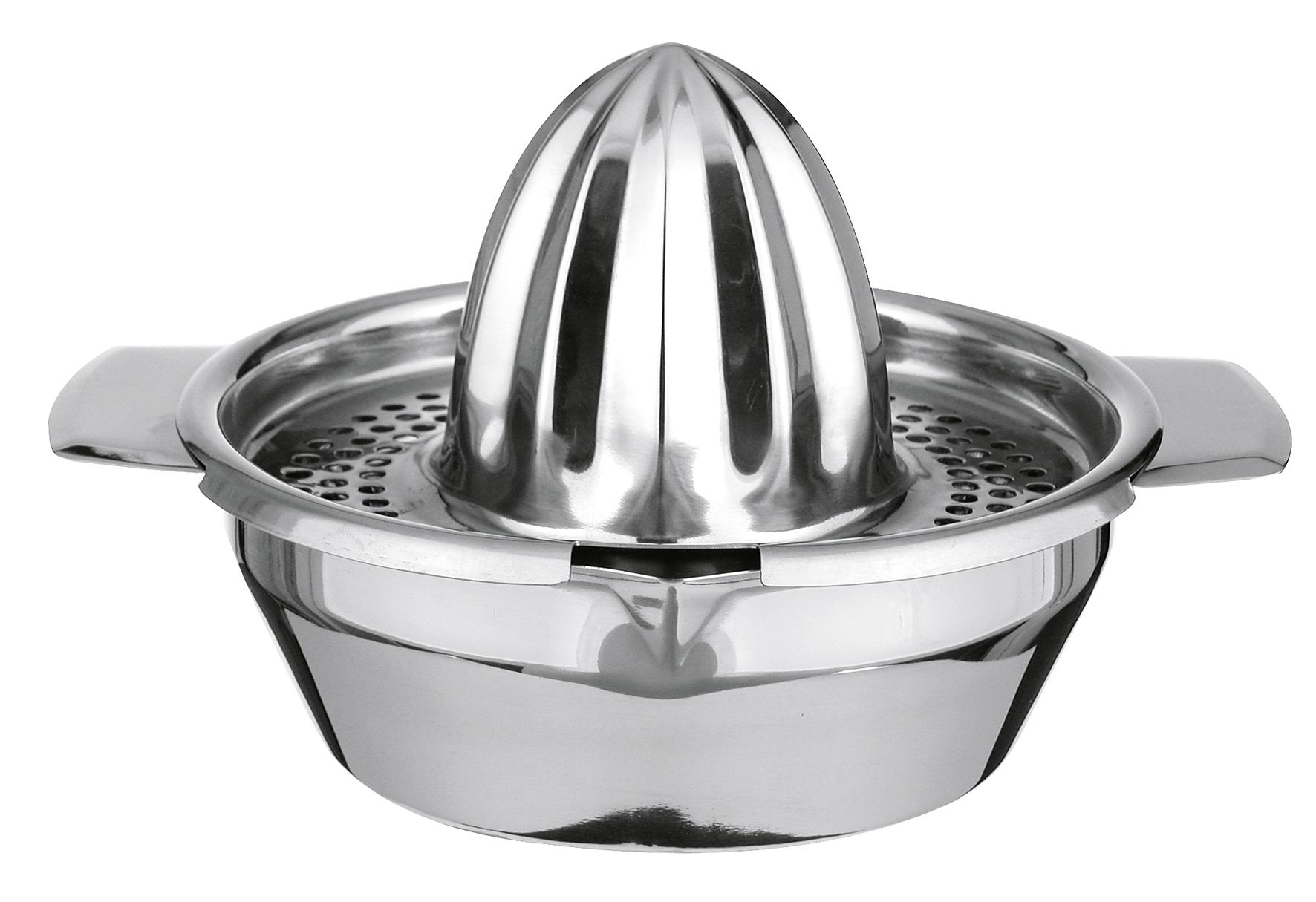 HI Zitruspresse mit Auffangschale Ø 13 cm 400 ml silber