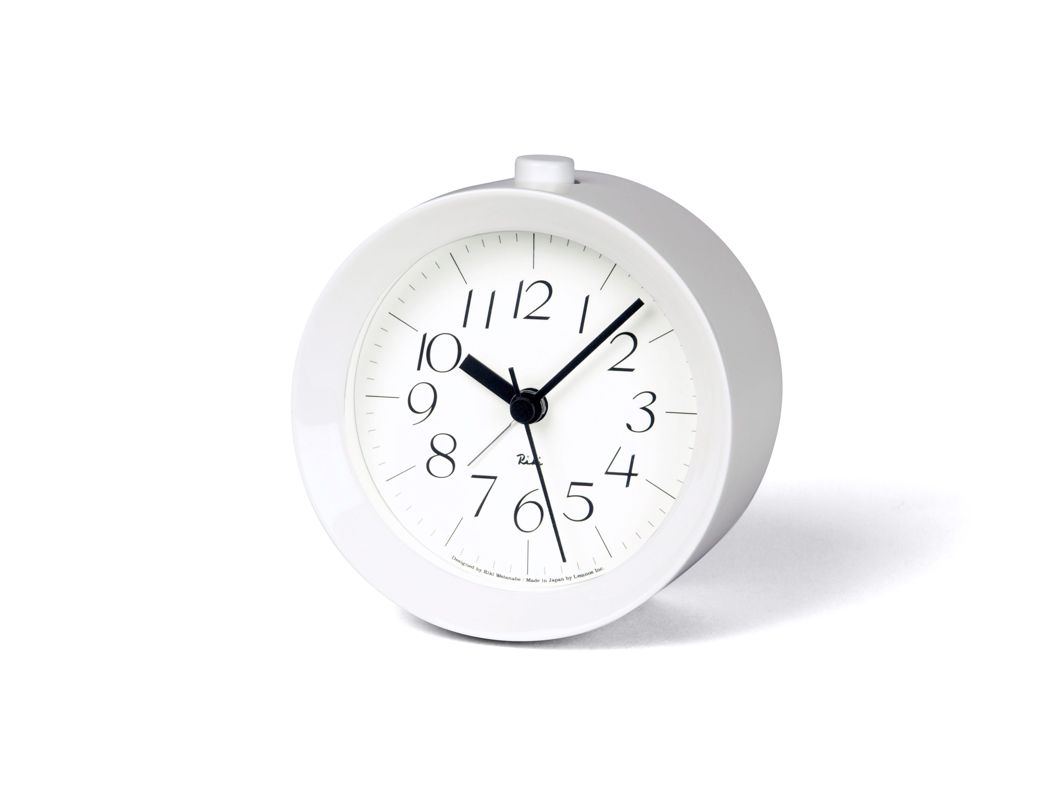 Lemnos Wecker RIKI Alarm Clock / white