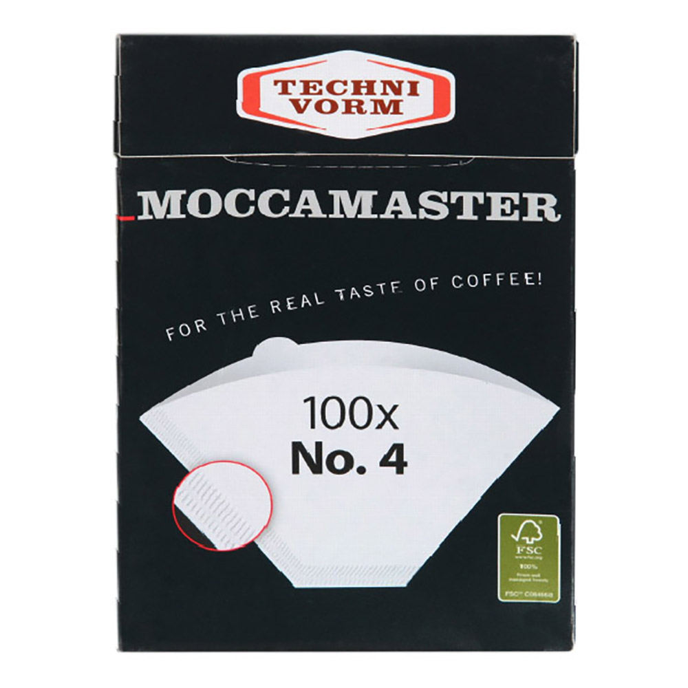 Moccamaster Filterpapier Größe 4 (100 Stück)