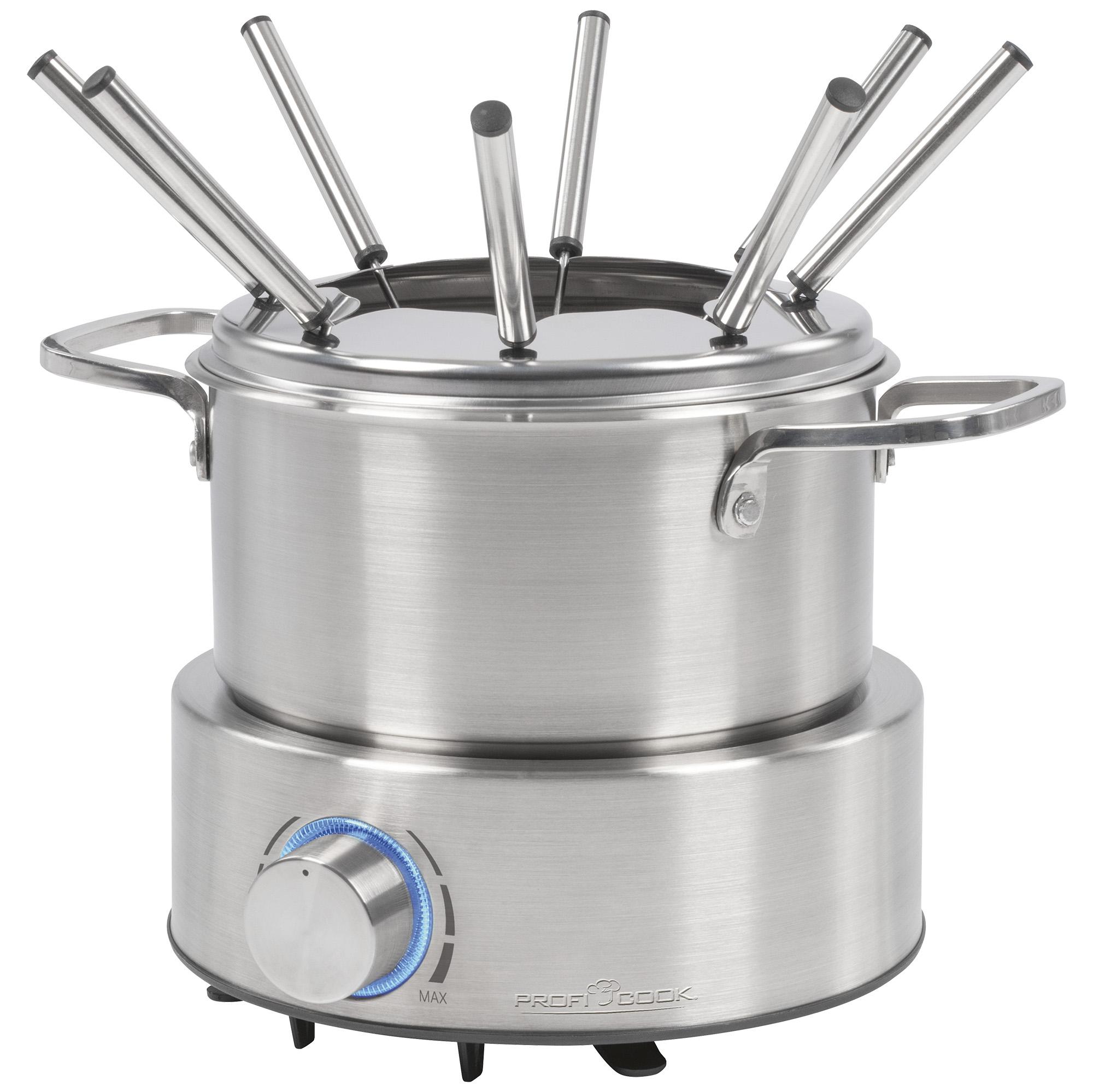 CLATRONIC PC-FD 1288 Fondue 8 Personen 800W Edelstahl