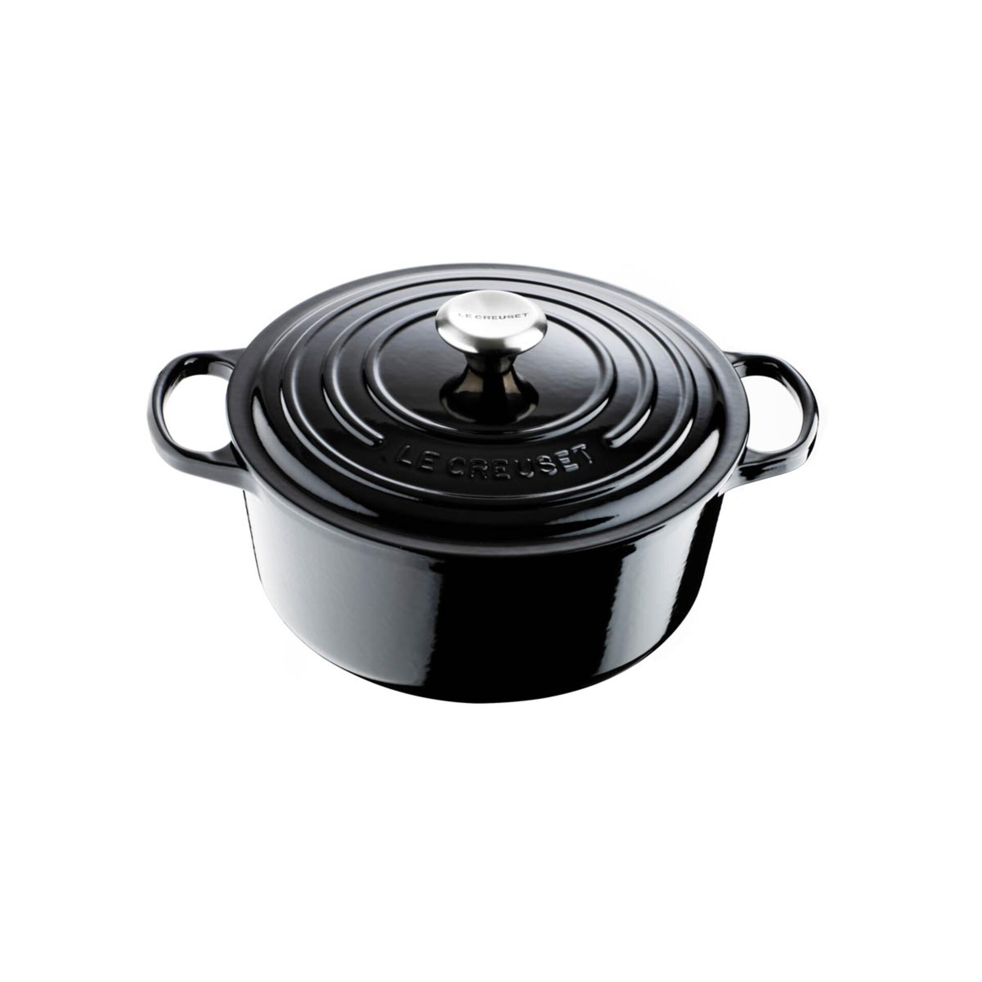 Le Creuset Bräter Signature 28 cm Schwarz Glänzend 6,7 L rund