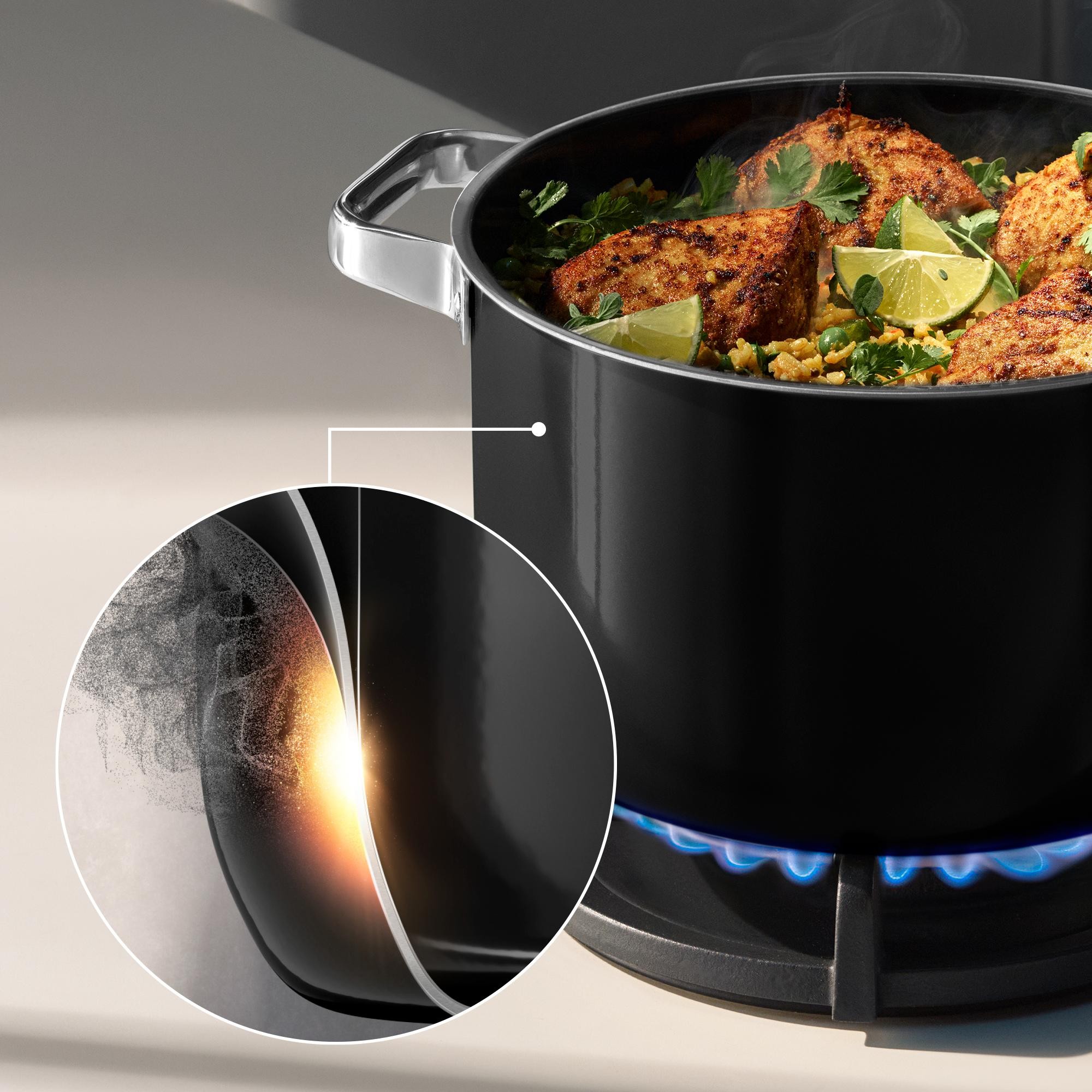 WMF Fusiontec Essential Pro, Topf-Set 4tl Black