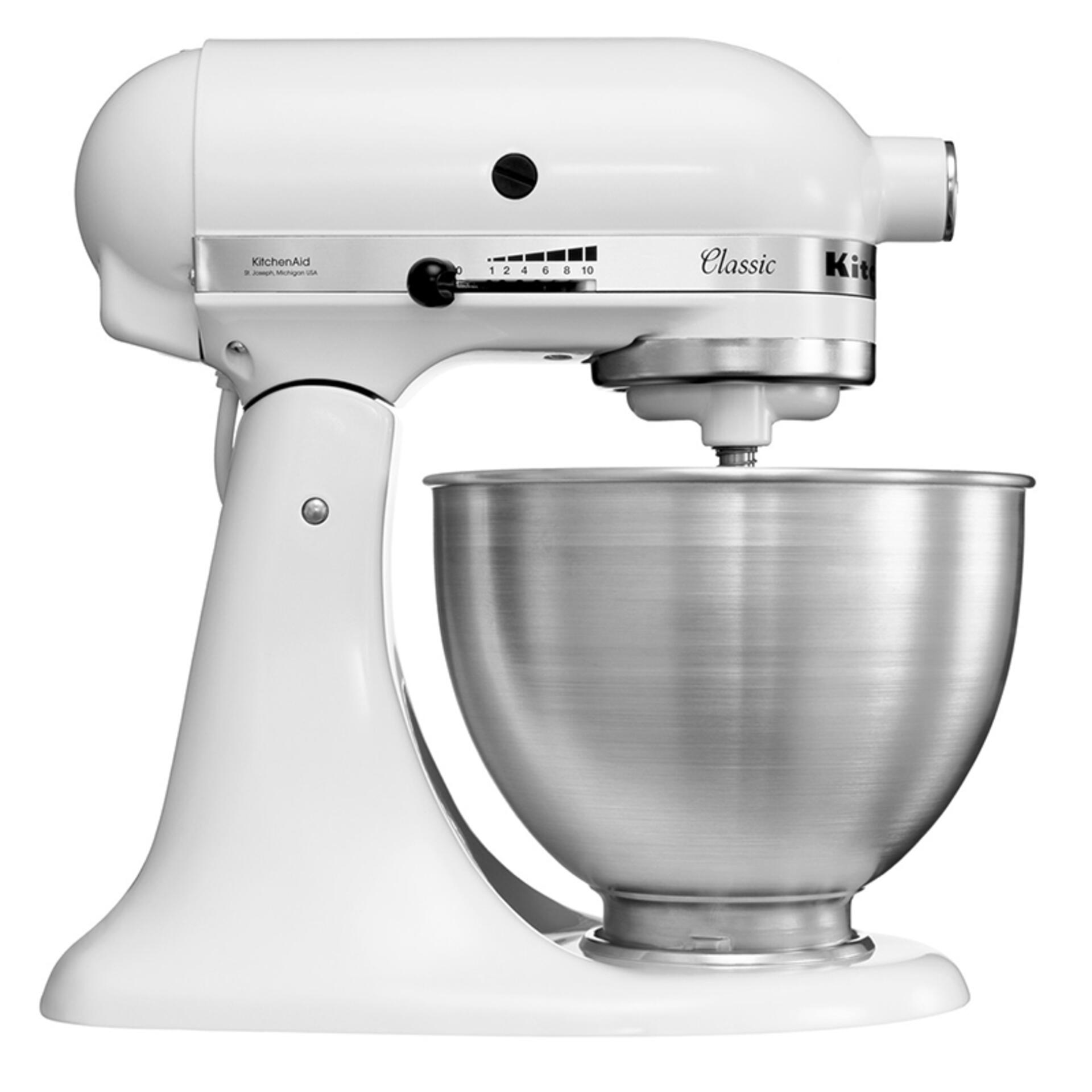 Kitchenaid Classic Küchenmaschine 5K45SSEWH Weiß