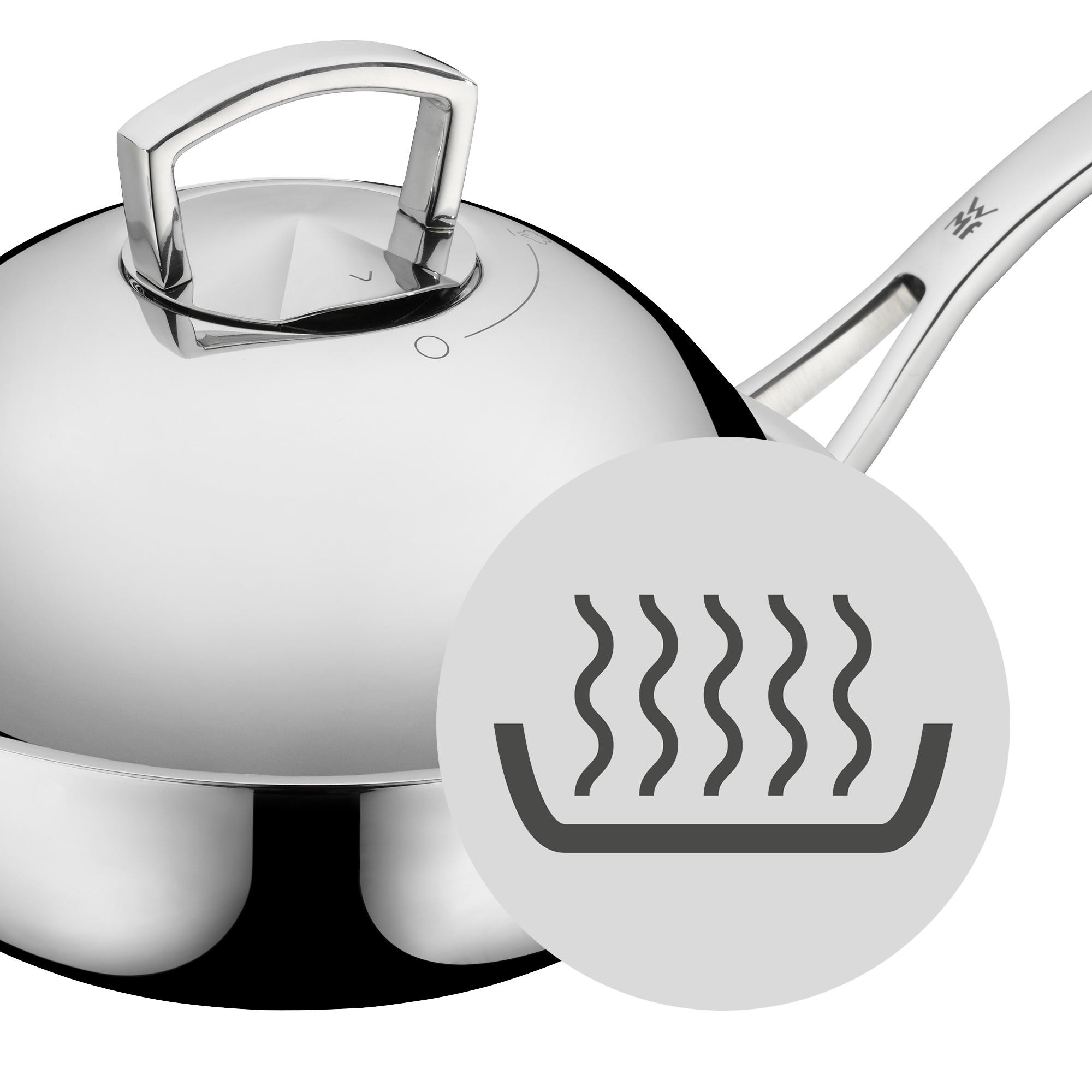 WMF Multiply Wok mit Edelstahldeckel, 32 cm