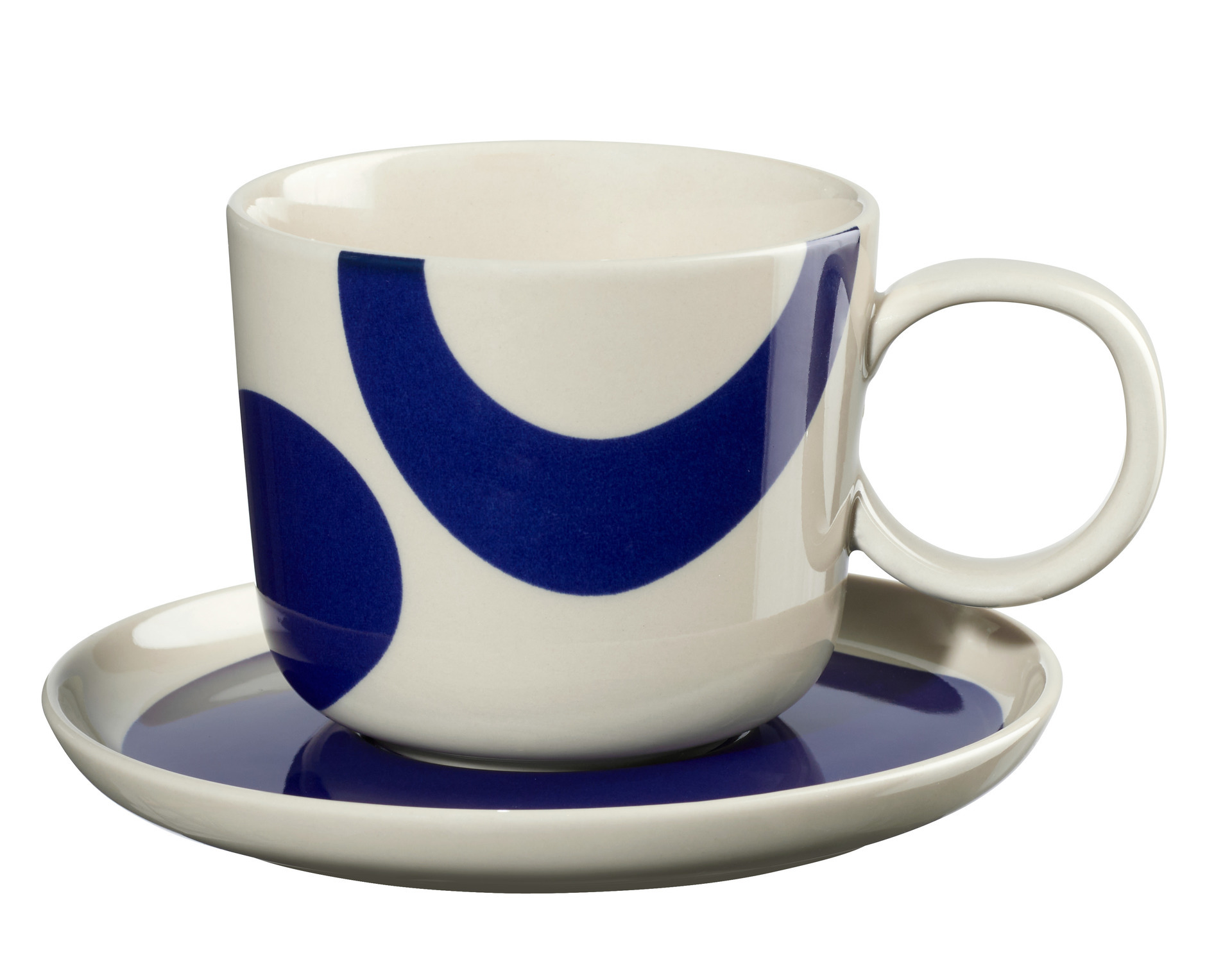 ASA variété Kaffeetasse mit Unterteller, la mer Motiv glänzend