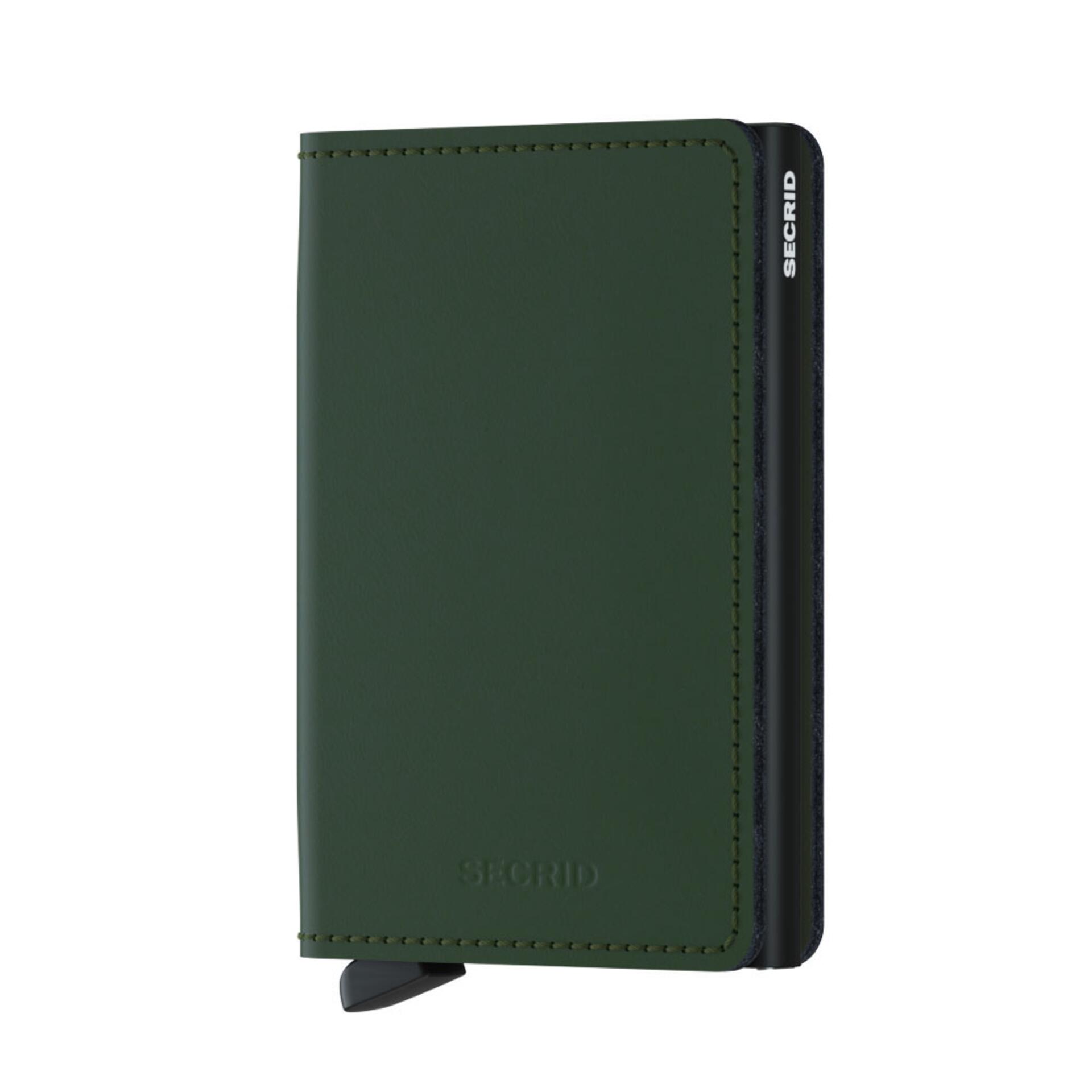 Secrid Slimwallet Matte Green-Black Secrid Slimwallet Matte Green-Black