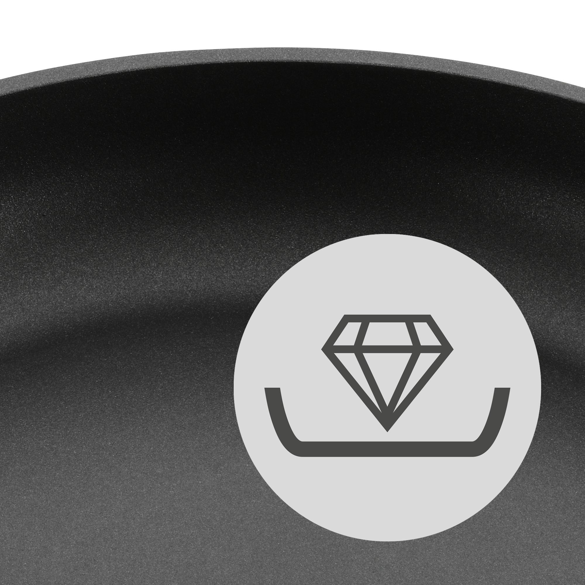 WMF PermaDur Premium Wok mit Glasdeckel, 30 cm