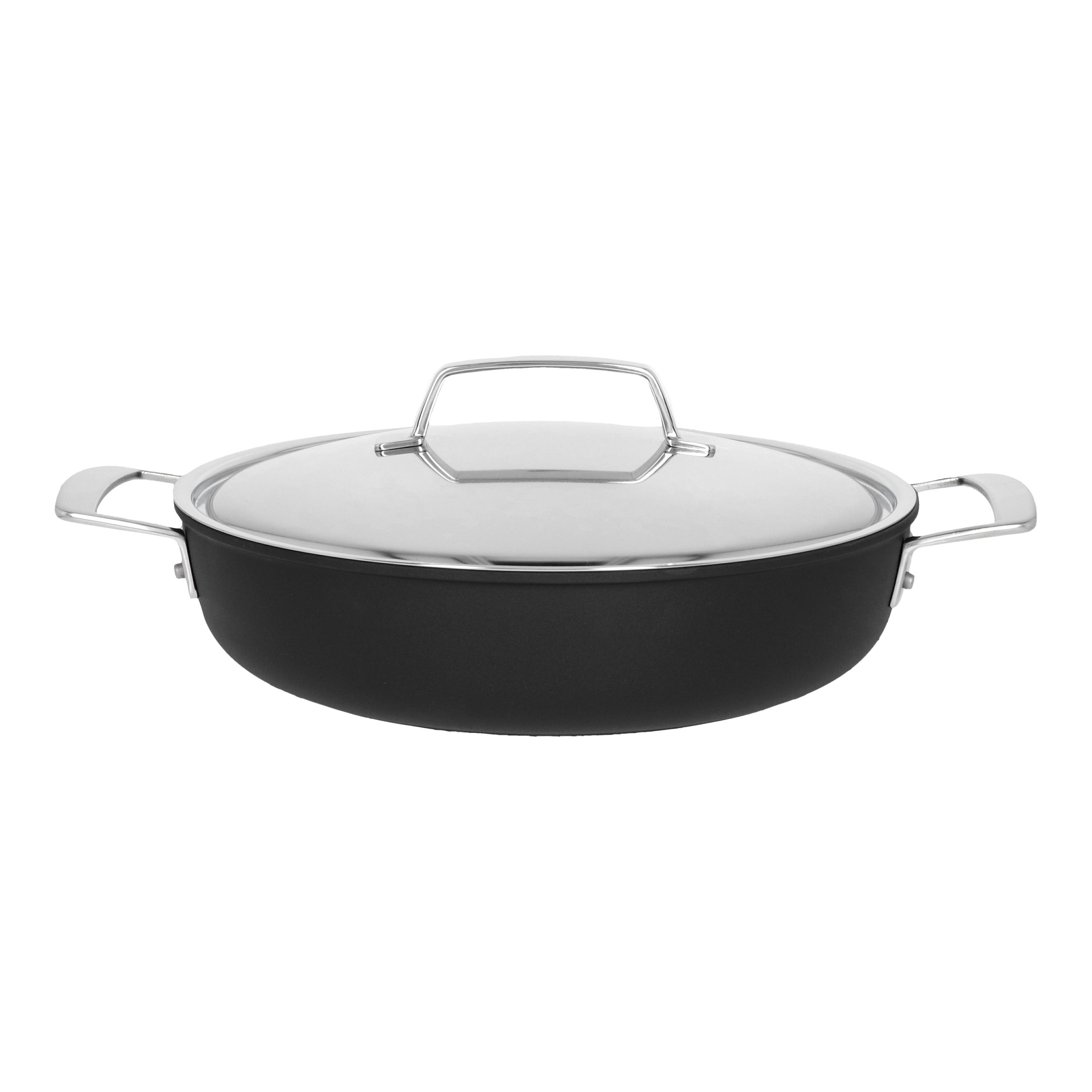 Demeyere Alu Pro 5 Servierpfanne mit Deckel 28 cm, Aluminium