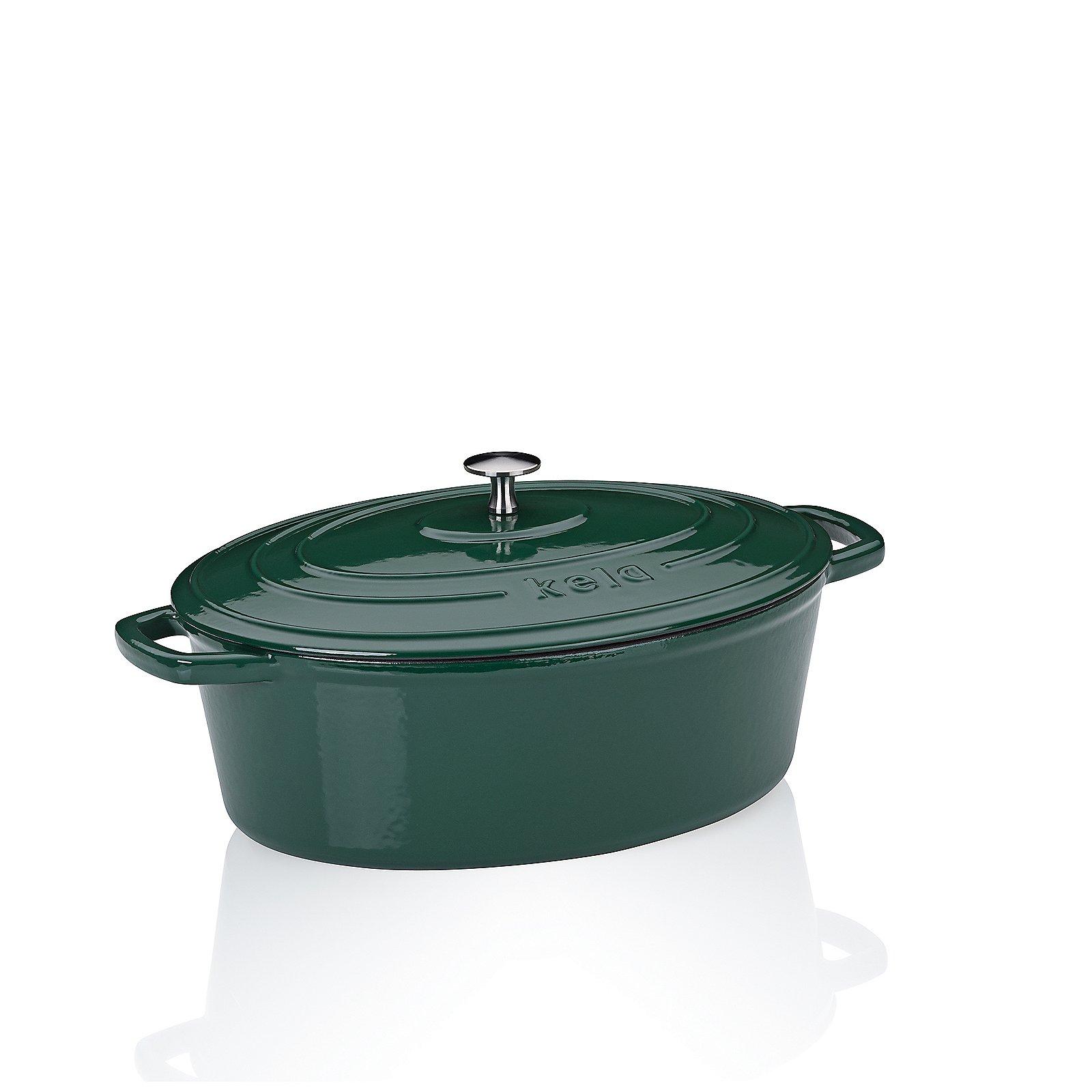 Kela Bräter oval Calido smaragdgrün 6000 ml