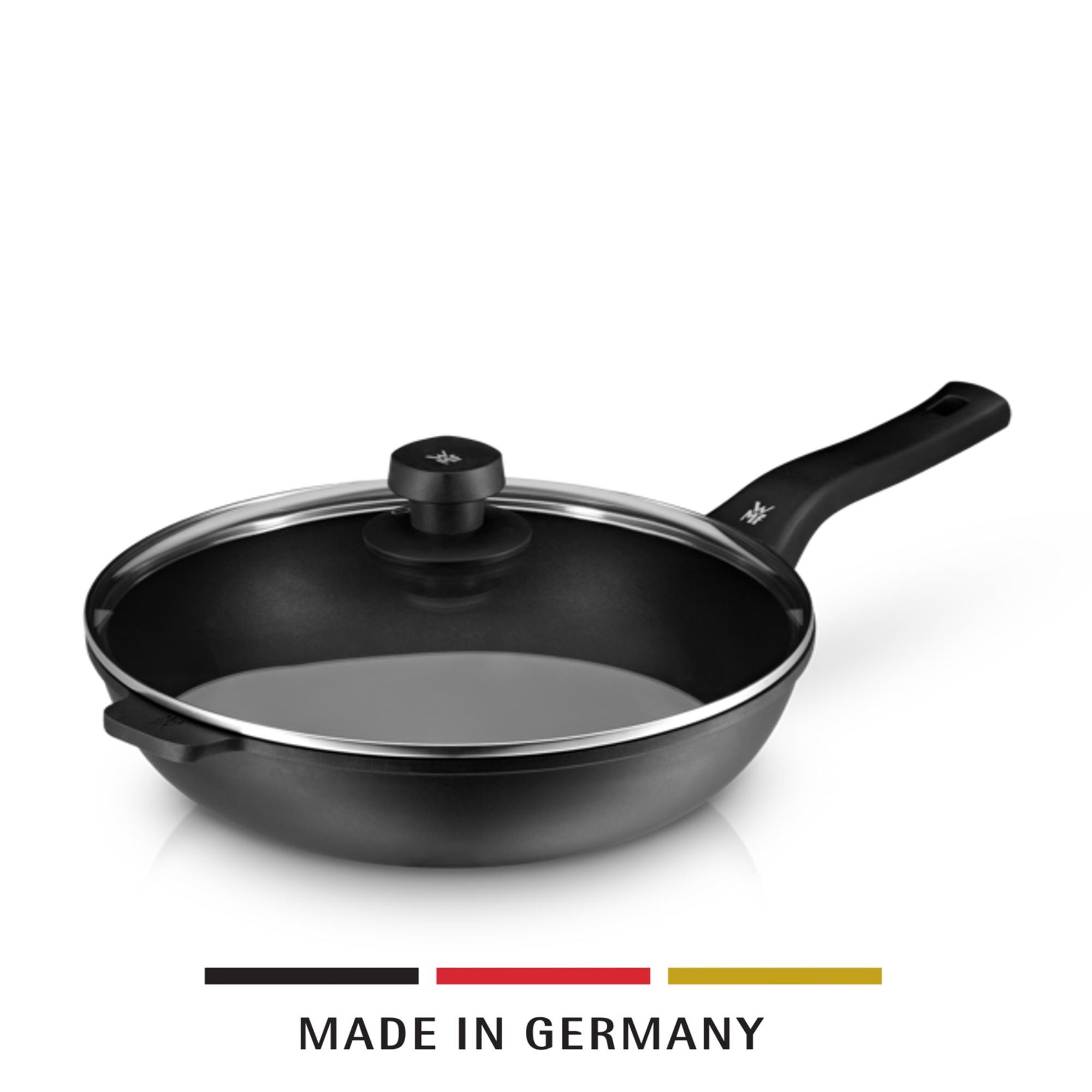 WMF PermaDur Premium Wok mit Glasdeckel, 30 cm