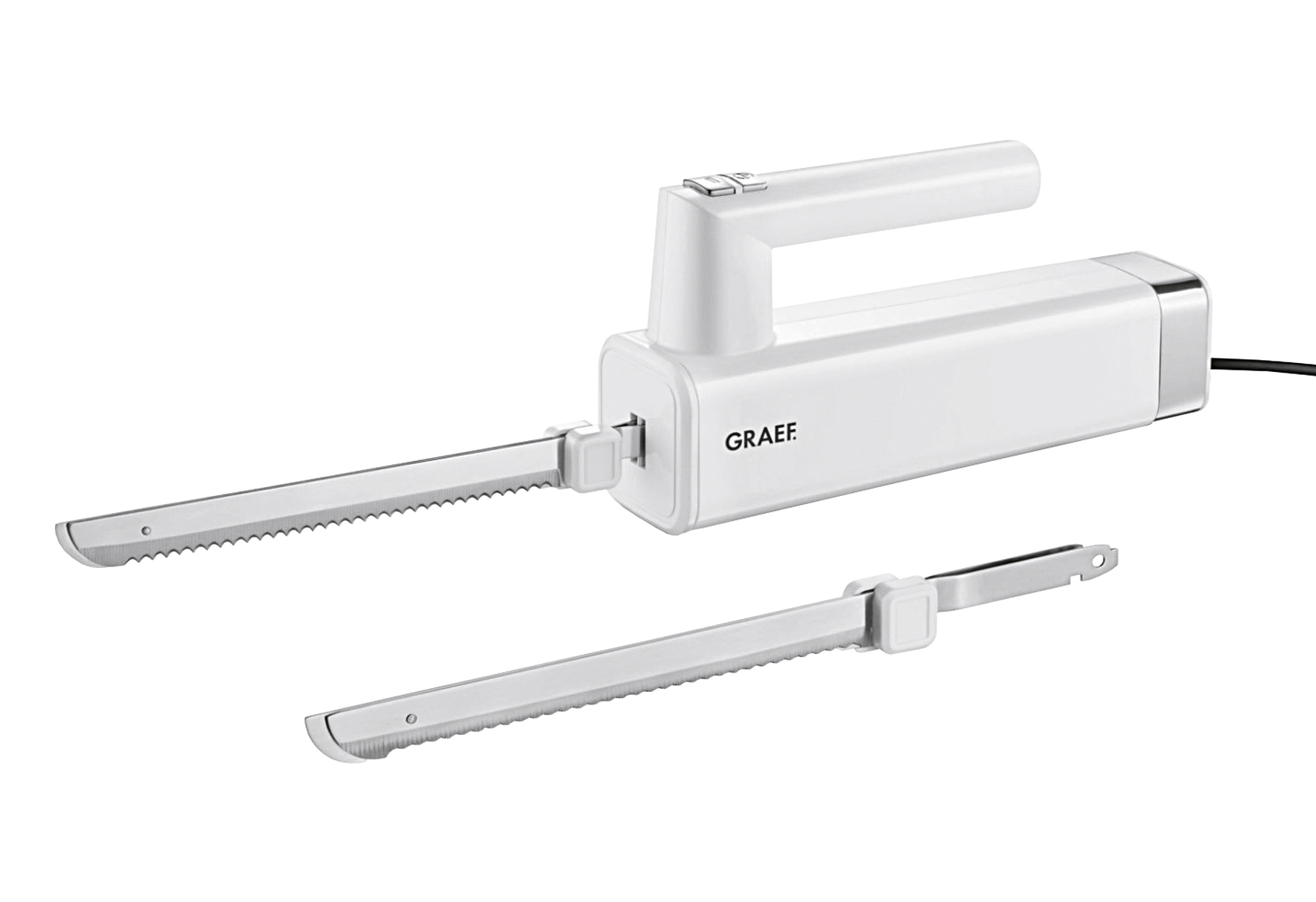 GRAEF EK501 Elektromesser + Tiefkühlklinge 150 W weiß