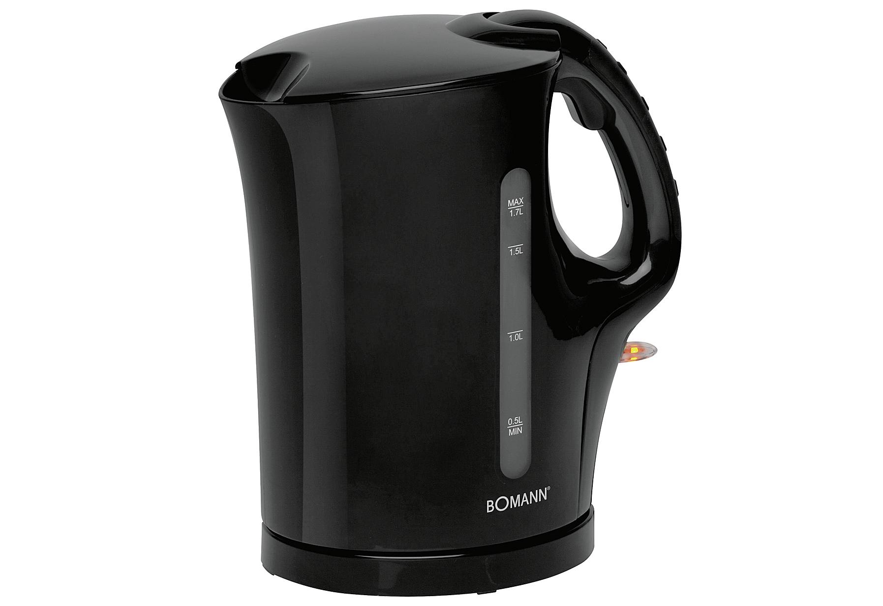 BOMANN Wasserkocher WK 6079 CB 1700 ml schwarz