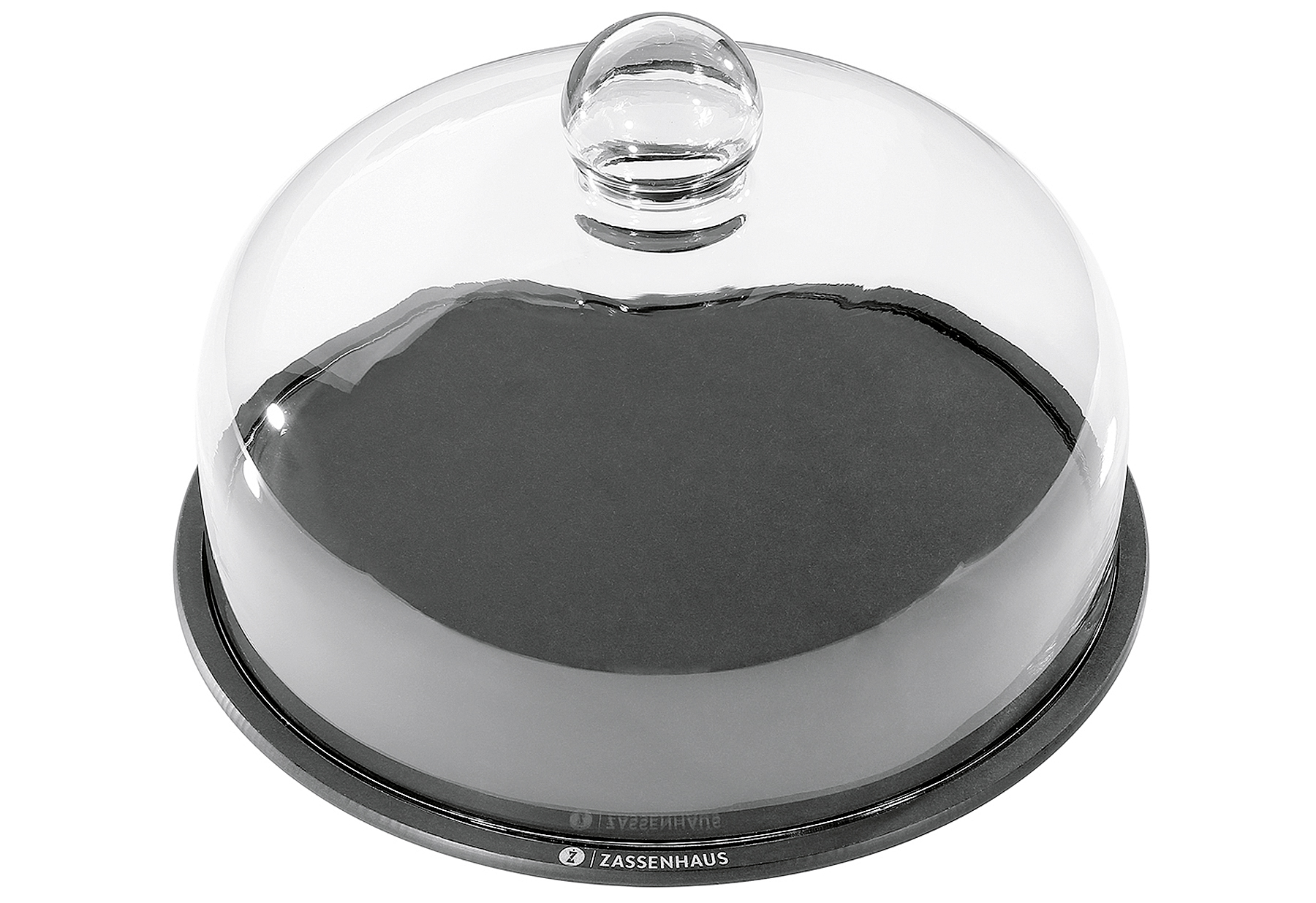 ZASSENHAUS Käseglocke mit Glasdeckel