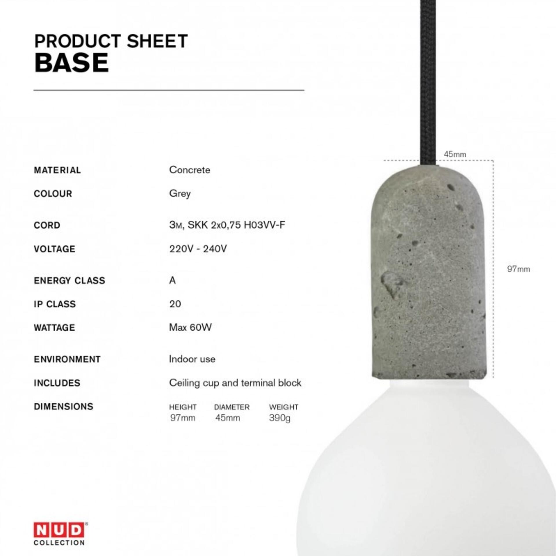Nud Lampenfassung Beton Gelb Nud Lampenfassung Beton Gelb