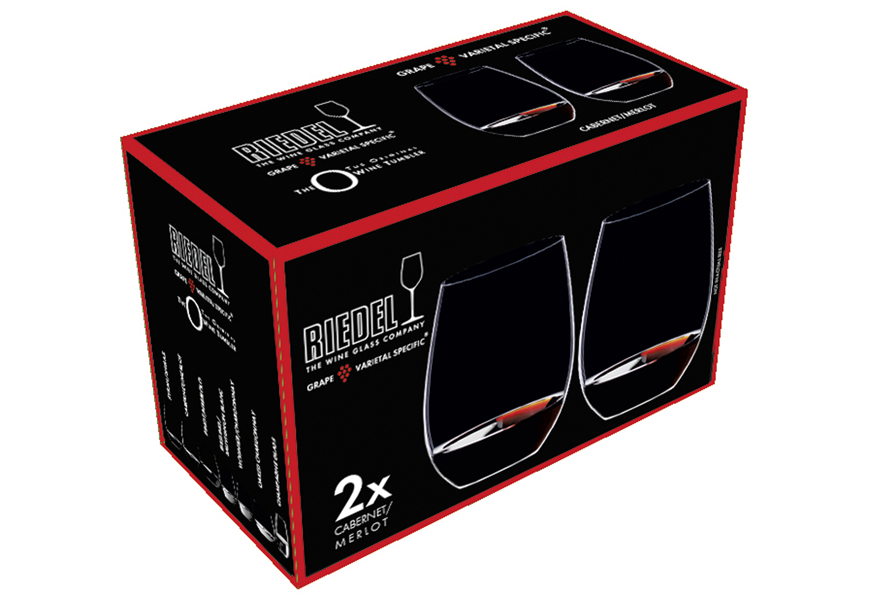 RIEDEL Weinglas Carbernet/Merlot O 600ml 2er Set