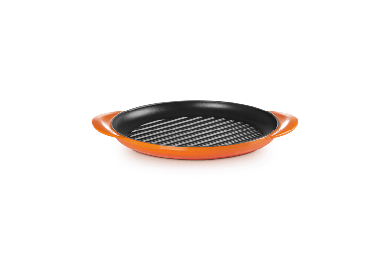 Le Creuset GRILLPLATTE RUND 25 CM OFENROT