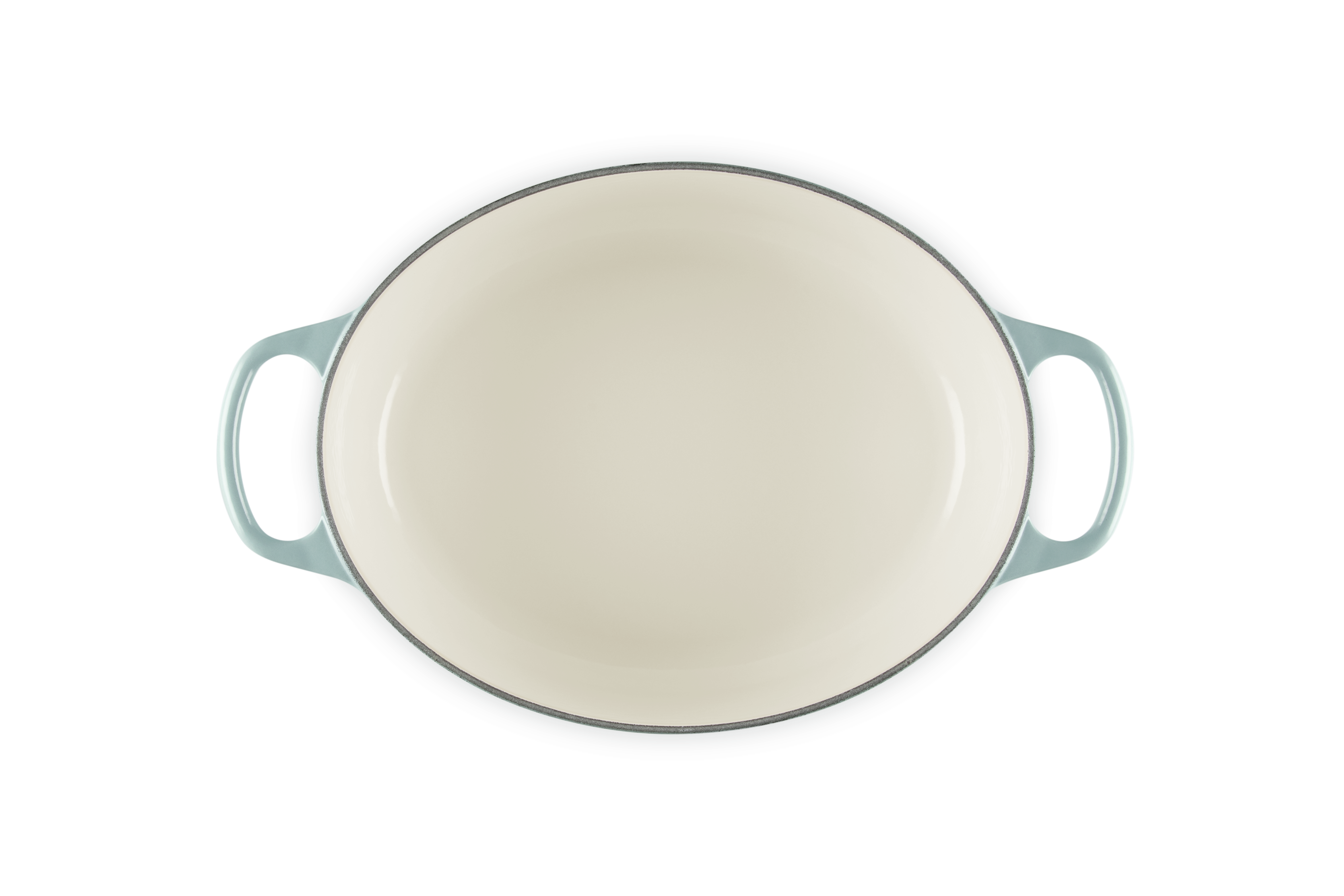 Le Creuset Bräter Signature oval 29 cm Sea Salt