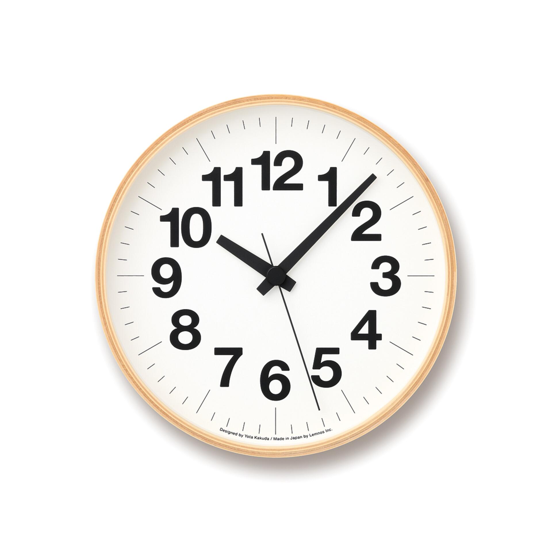 Lemnos MUKU desk clock ブナ LC12-05 BN h26bthNctW, インテリア時計 - lindelamm.se