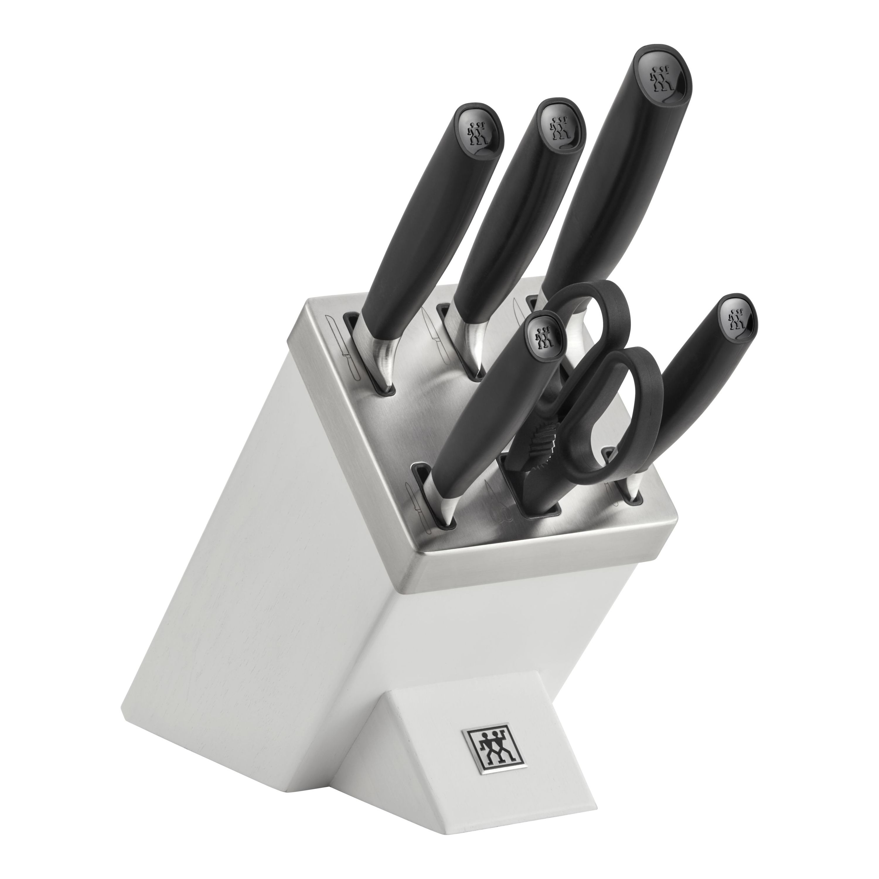 ZWILLING All * Star Messerblockset mit KiS Technologie 7-tlg, Weiß