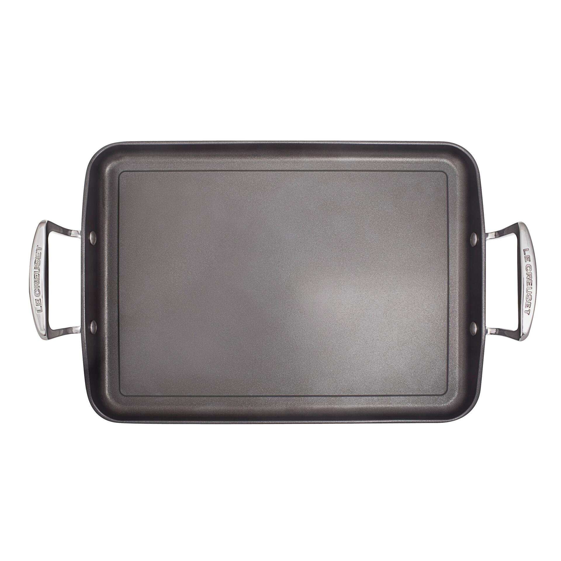 Le Creuset Aluminium-Antihaft-Grillplatte 34 x 25 cm