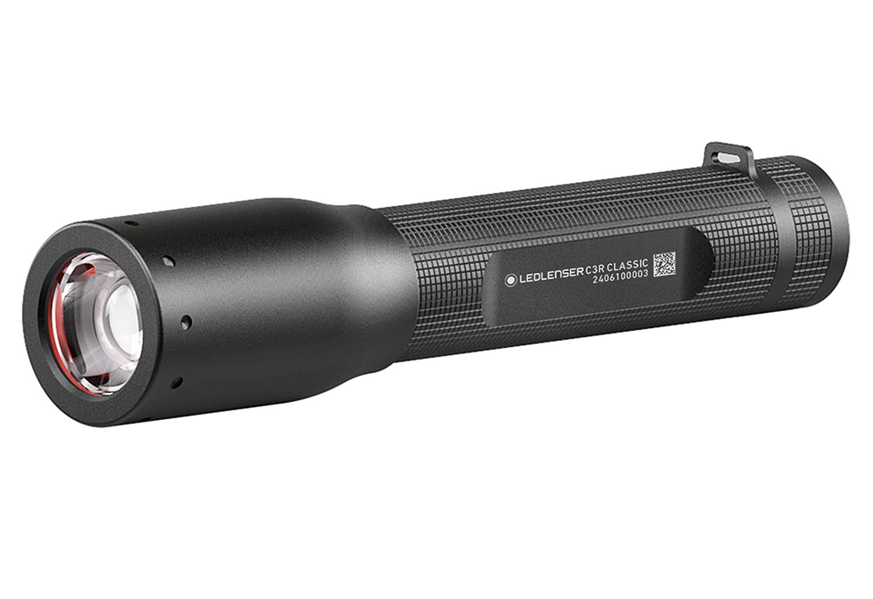 LED LENSER Taschenlampe C3R Classic Box Ø 1.6 cm schwarz