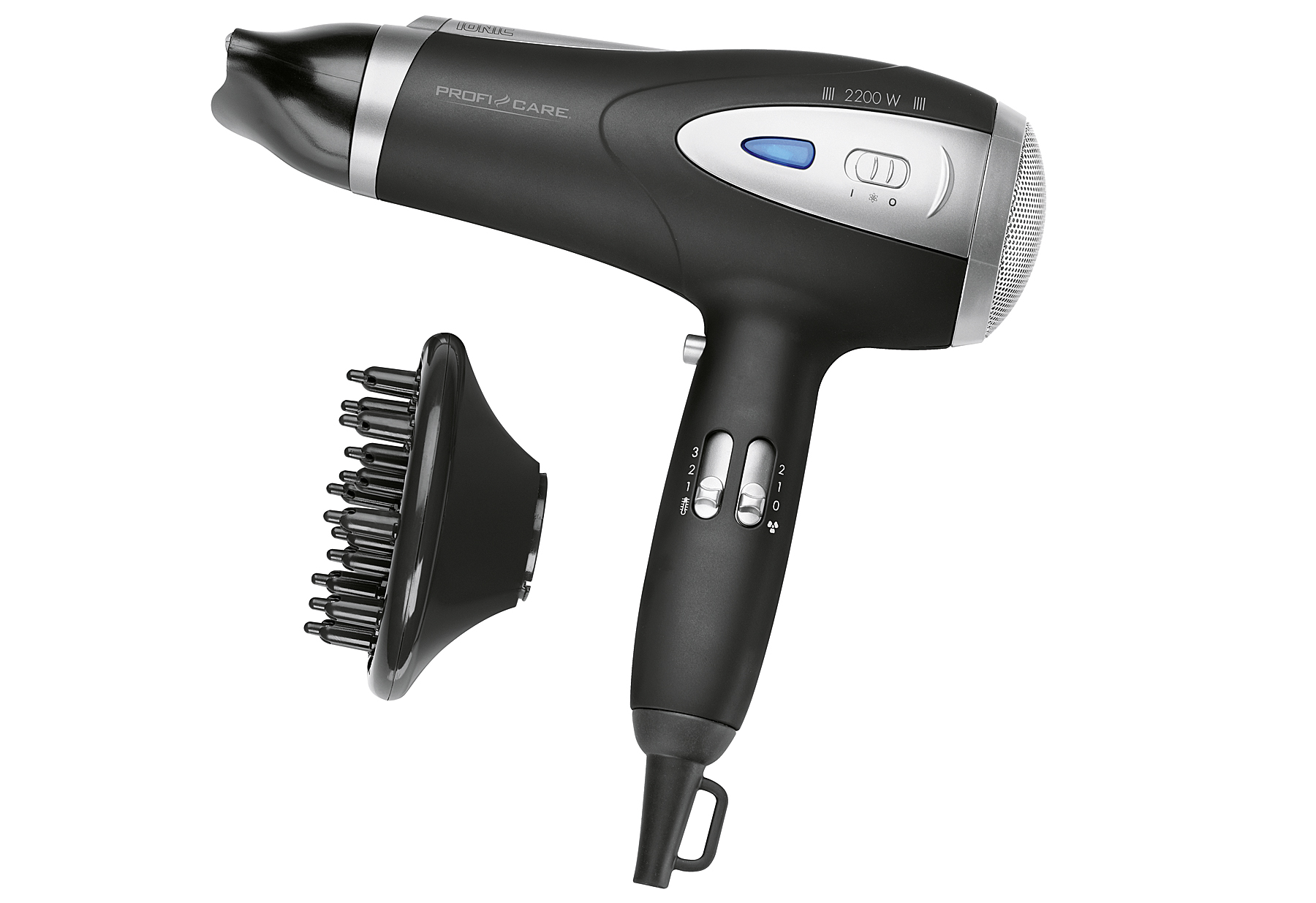 PROFICARE PC-HTD 3113 Haartrockner 2200W Ionic schwarz PROFICARE PC-HTD 3113 Haartrockner 2200W Ionic schwarz