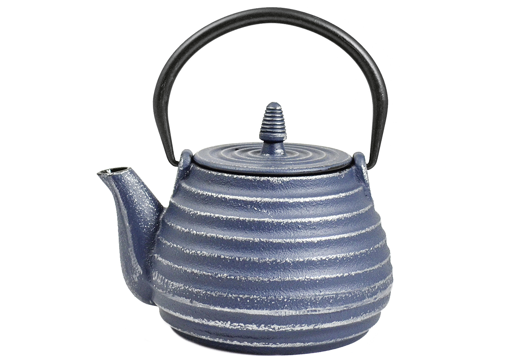 JA-UNENDLICH Teekanne Classic 0,8l blau/silber