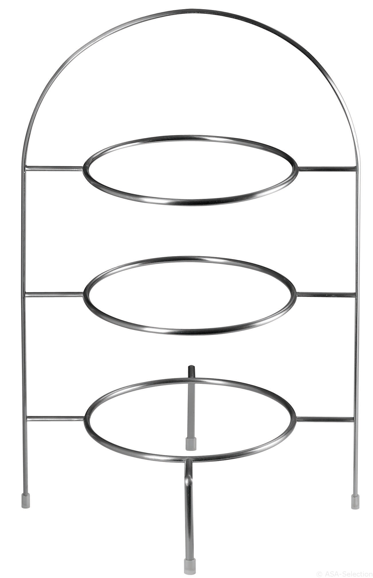 ASA atable Etagere 3-stufig für Dessertteller Durchmesser 21 cm, Höhe 36