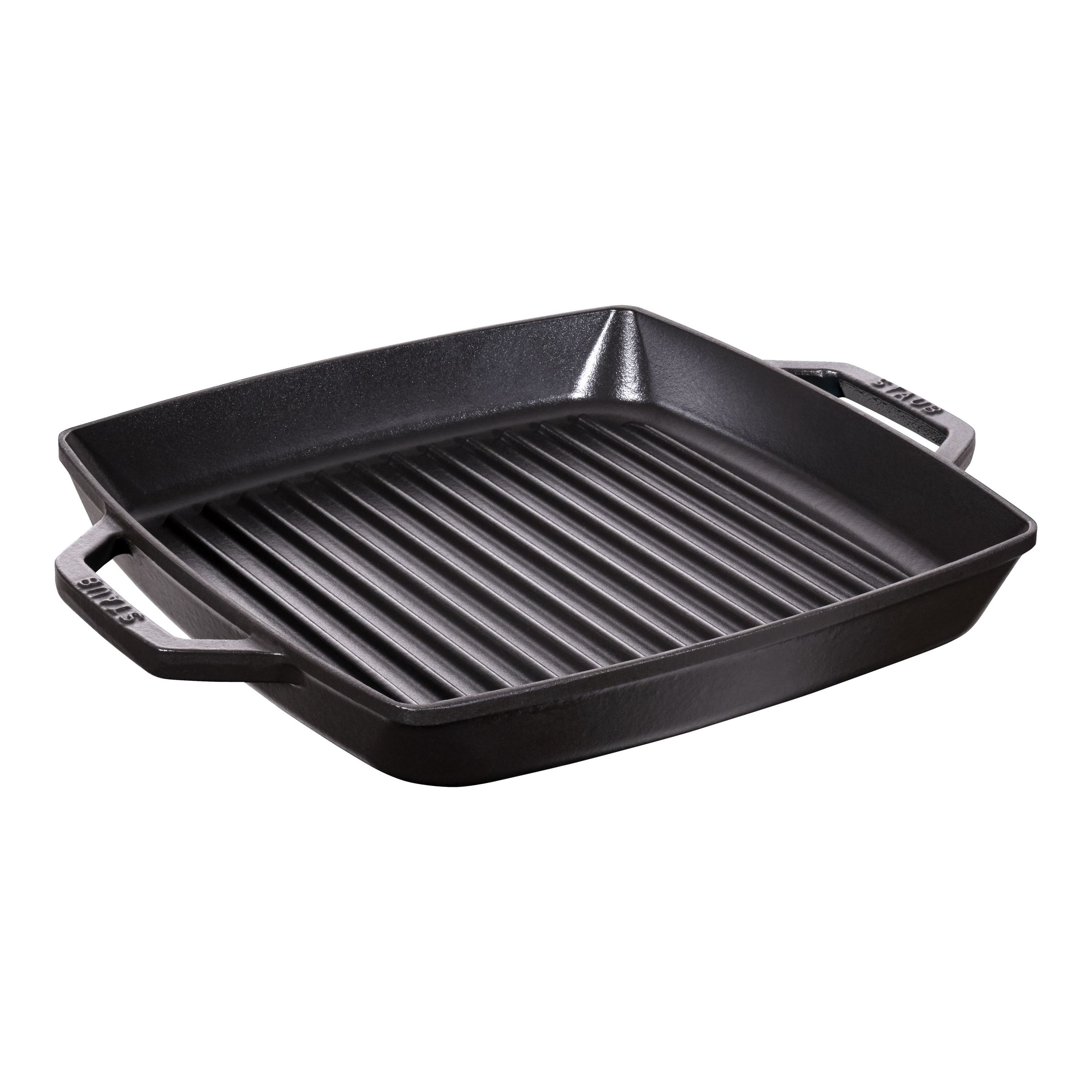 Staub Grill Pans Grillpfanne 28 cm, Gusseisen, Schwarz