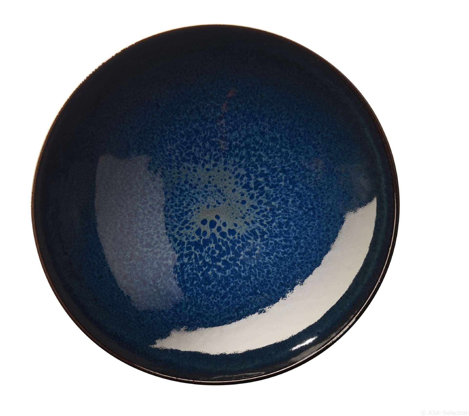 ASA Gourmetteller, midnight blue D. 23cm, H. 6,5 cm