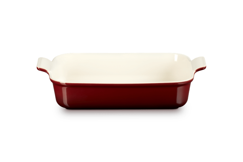 Le Creuset Auflaufform Tradition rechteckig 32 cm  Garnet