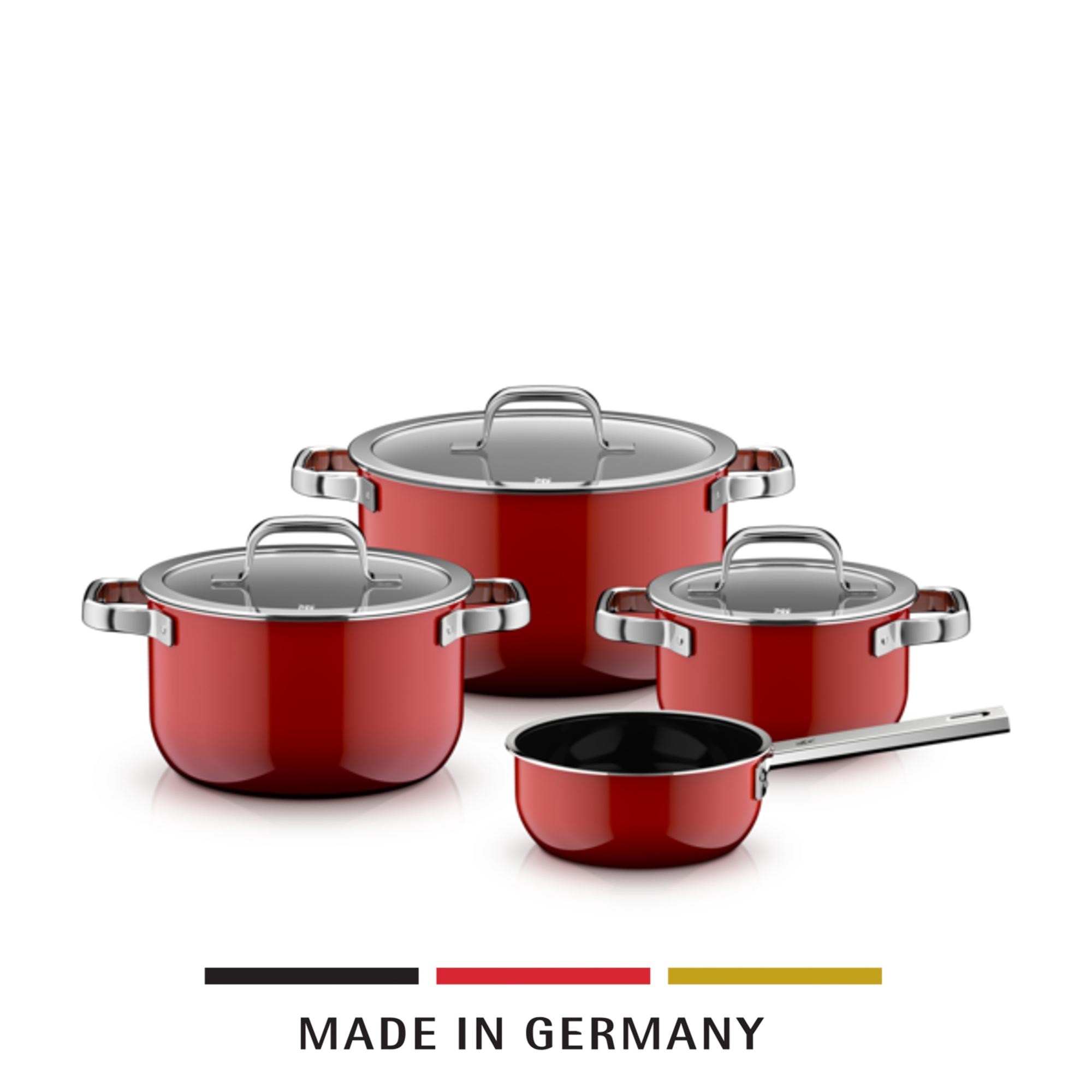WMF Fusiontec Mineral Pro, Topf-Set 4tl Red