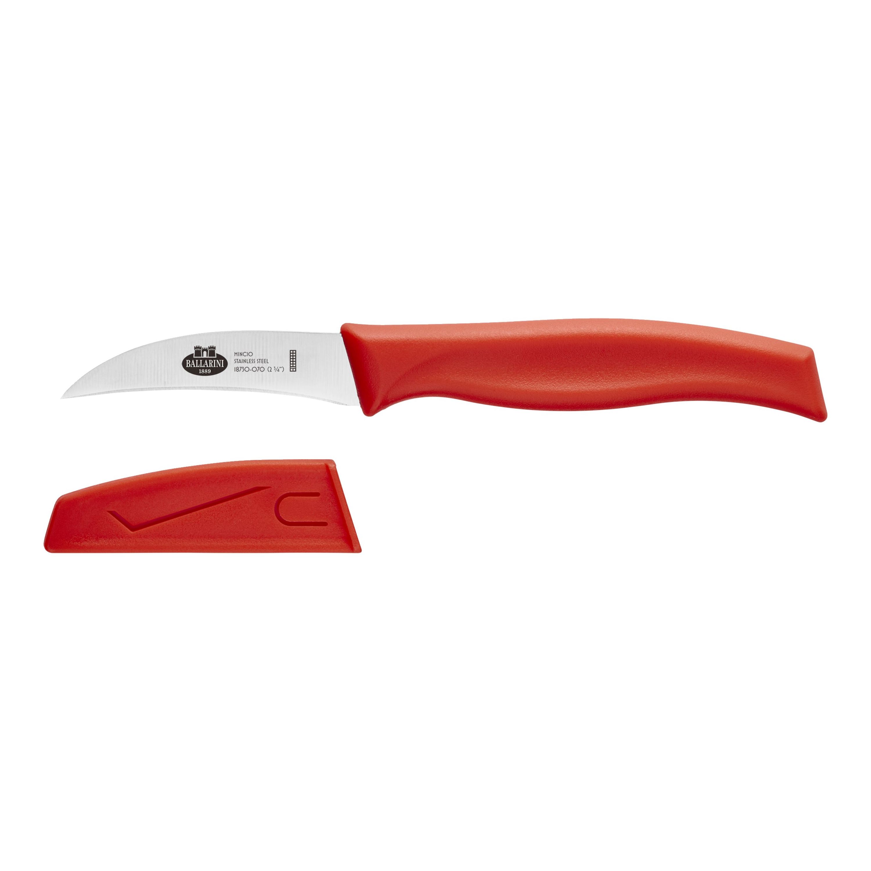 BALLARINI Mincio Schälmesser 7 cm, Rot