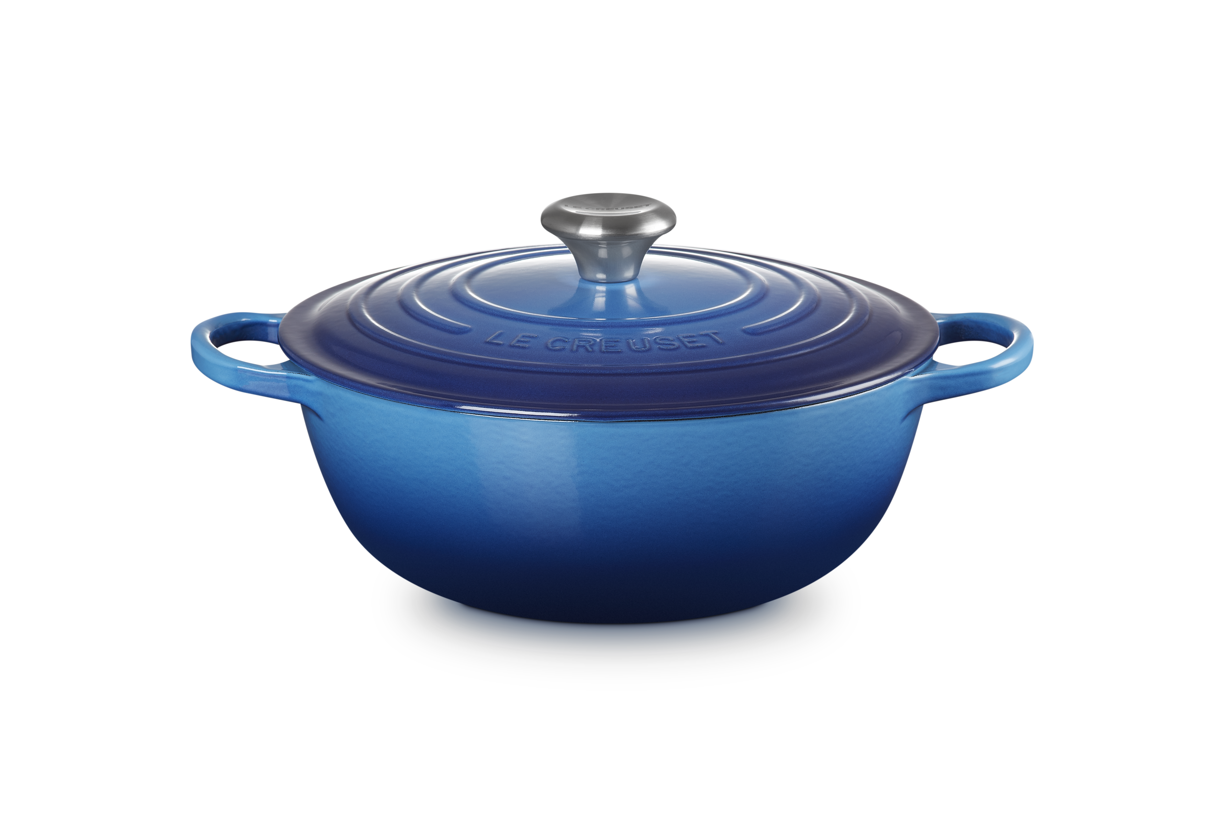 Le Creuset La Marmite Signature rund 26 cm Azure