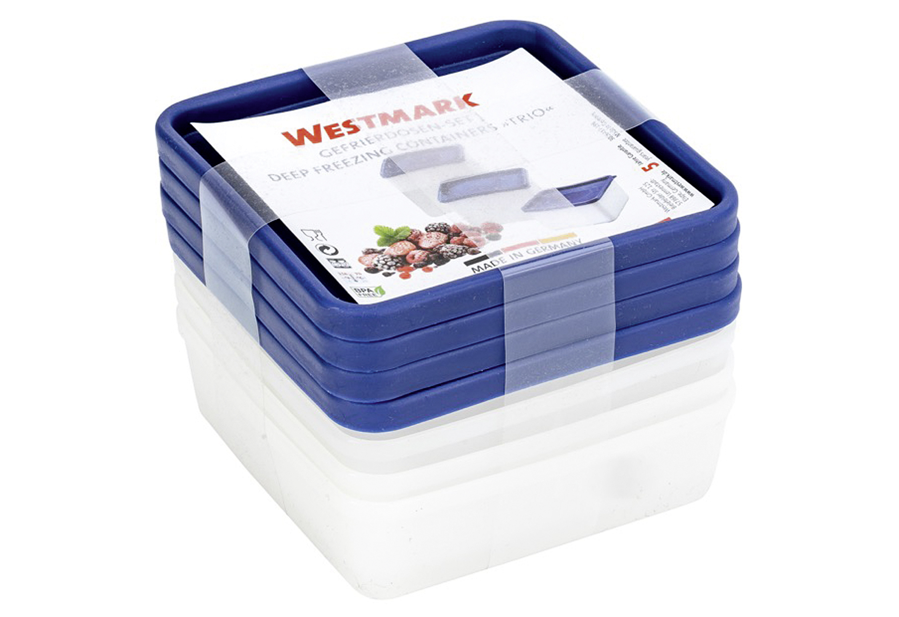 WESTMARK Gefrierdose Trio 0,25l 4Stück WESTMARK Gefrierdose Trio 0,25l 4Stück