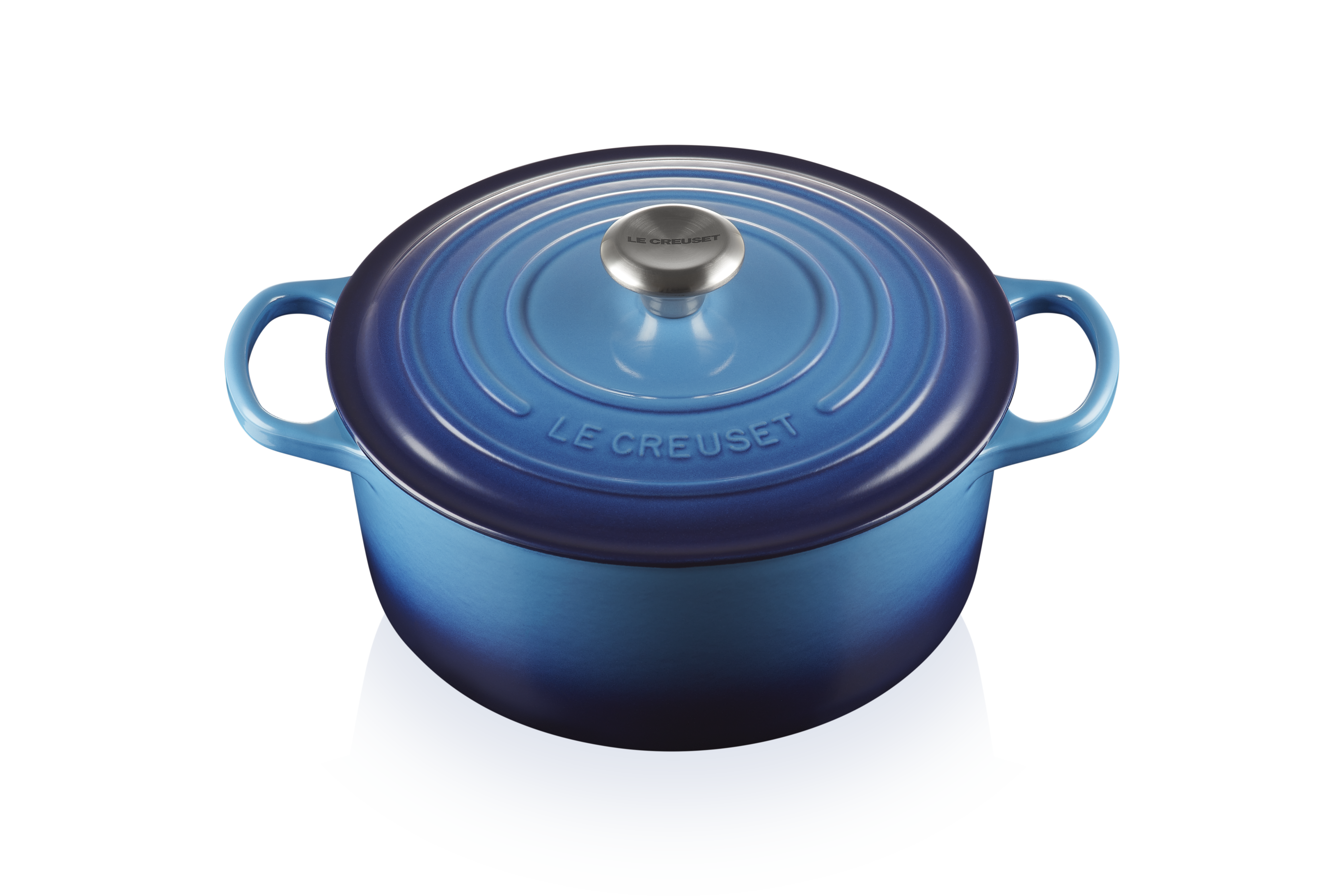 Le Creuset BRÄTER RUND SIGNATURE 26 CM AZURE