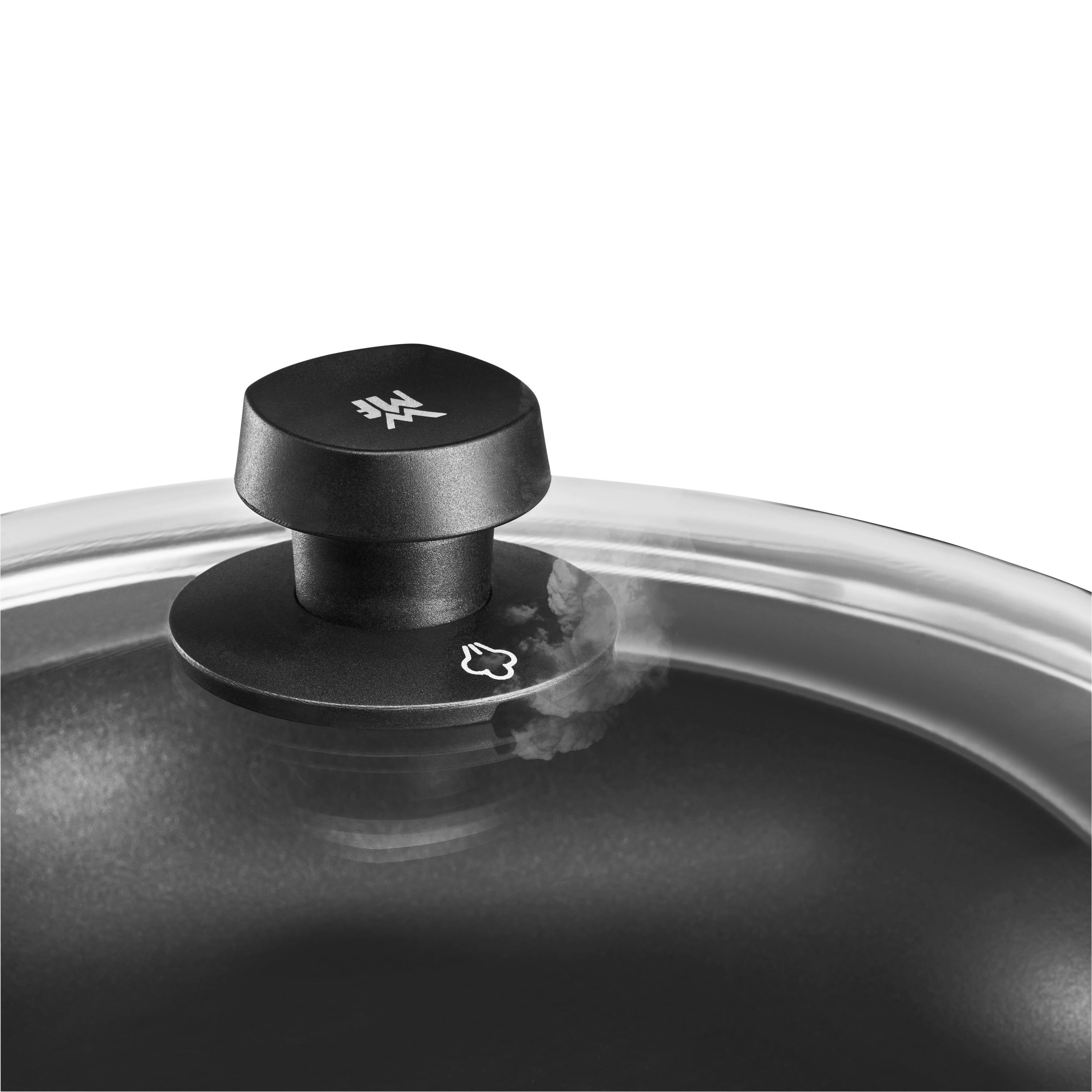WMF PermaDur Premium Wok mit Glasdeckel, 30 cm