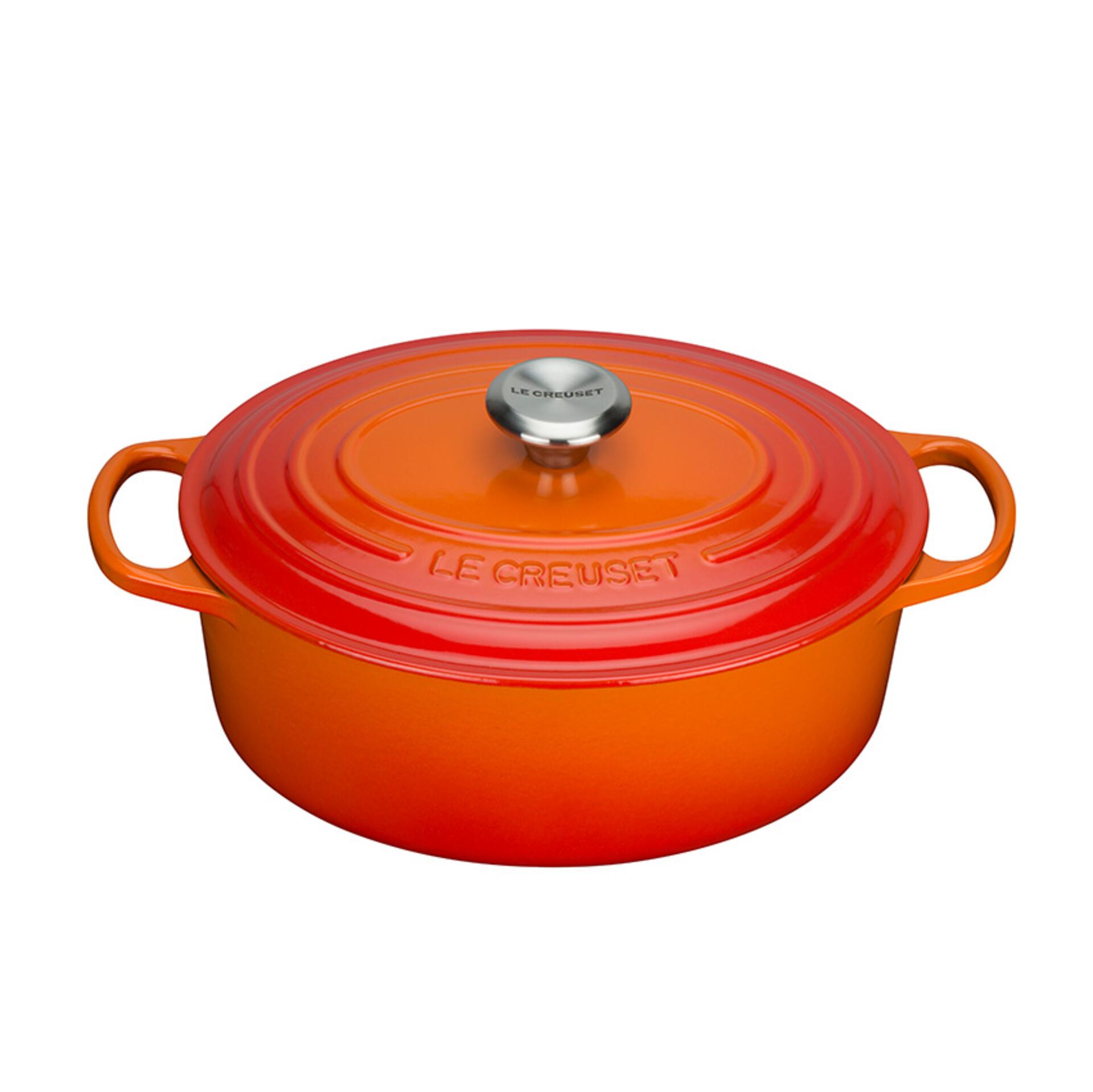 Le Creuset Bräter Signature 35 cm oval Ofenrot 8,9 L