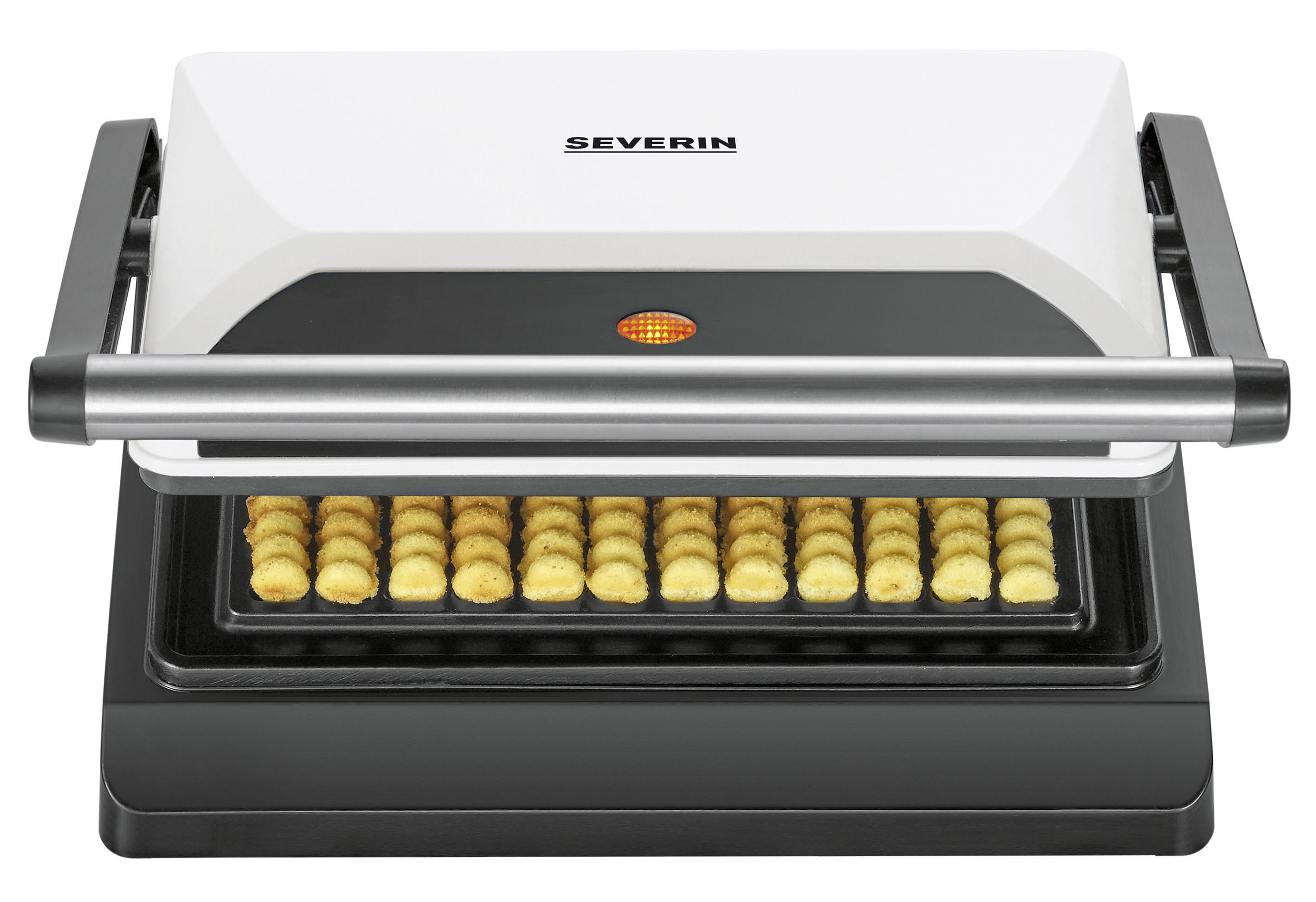 SEVERIN WA 2114 Waffel-Pommes-Maker 800W beige