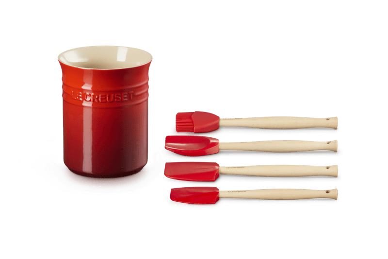 Le Creuset Kochkellen-Set 5Tlg. Craft Kirschrot