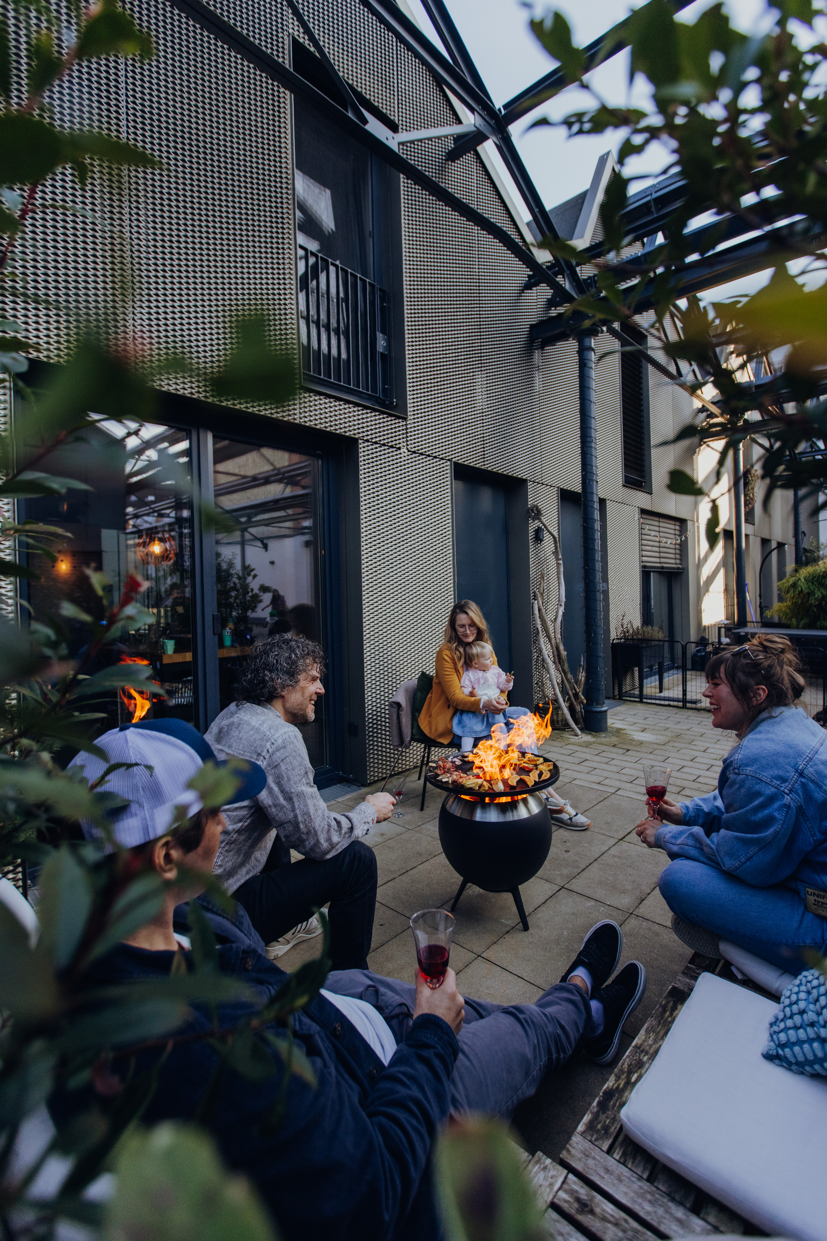 Höfats MOON 45 Plancha-Grillset niedrig
