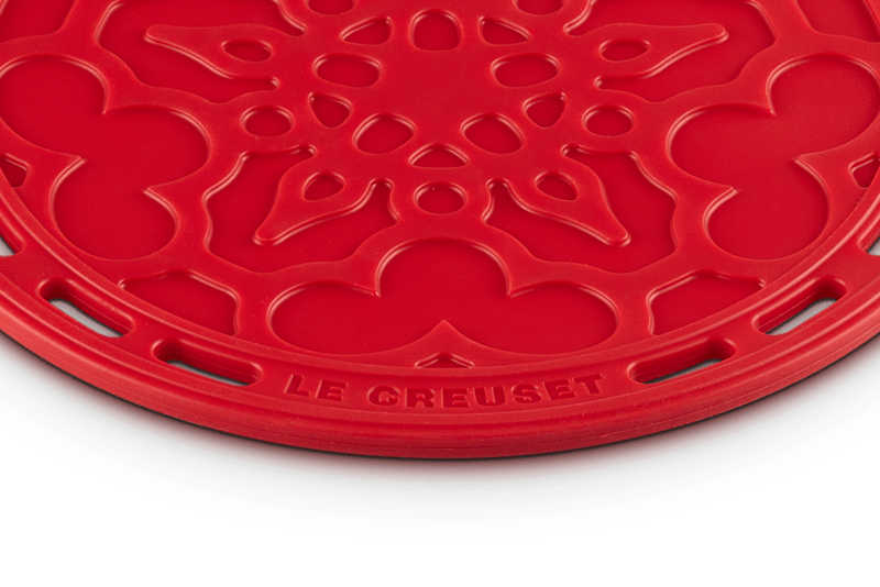 Le Creuset SILIKON UNTERSETZER TRADITION KIRSCHROT