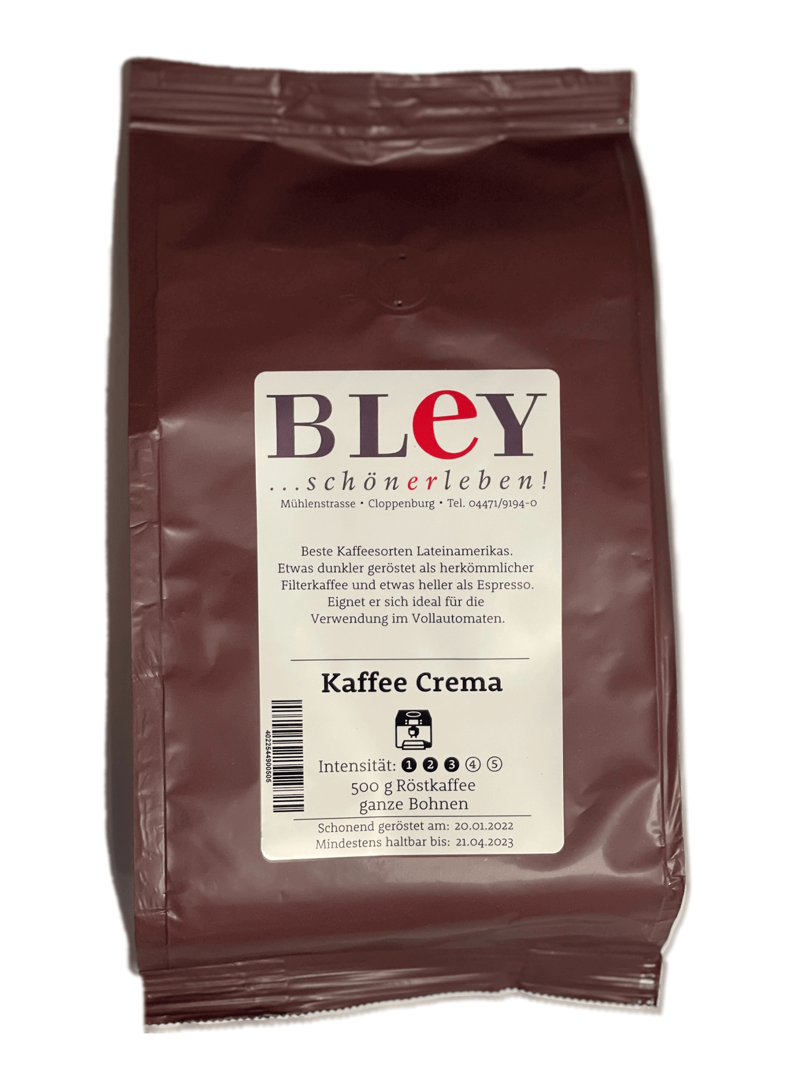 BLEY Espresso Kaffee Crema 500g