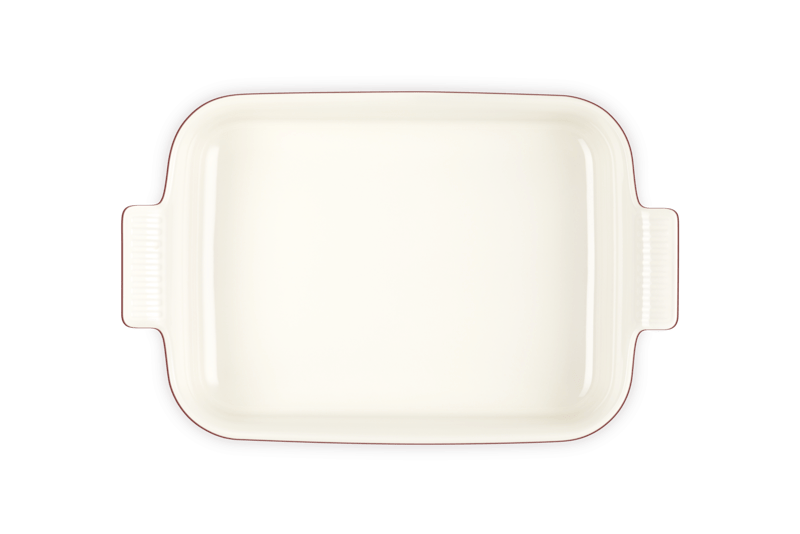 Le Creuset Auflaufform Tradition rechteckig 32 cm  Garnet