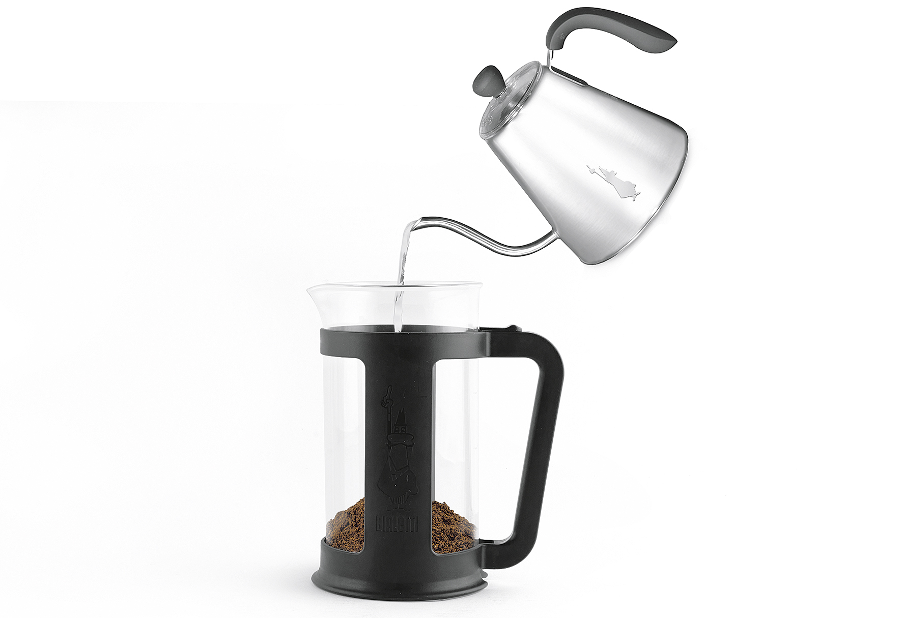 BIALETTI Kaffeebereiter Smart 350ml schwarz